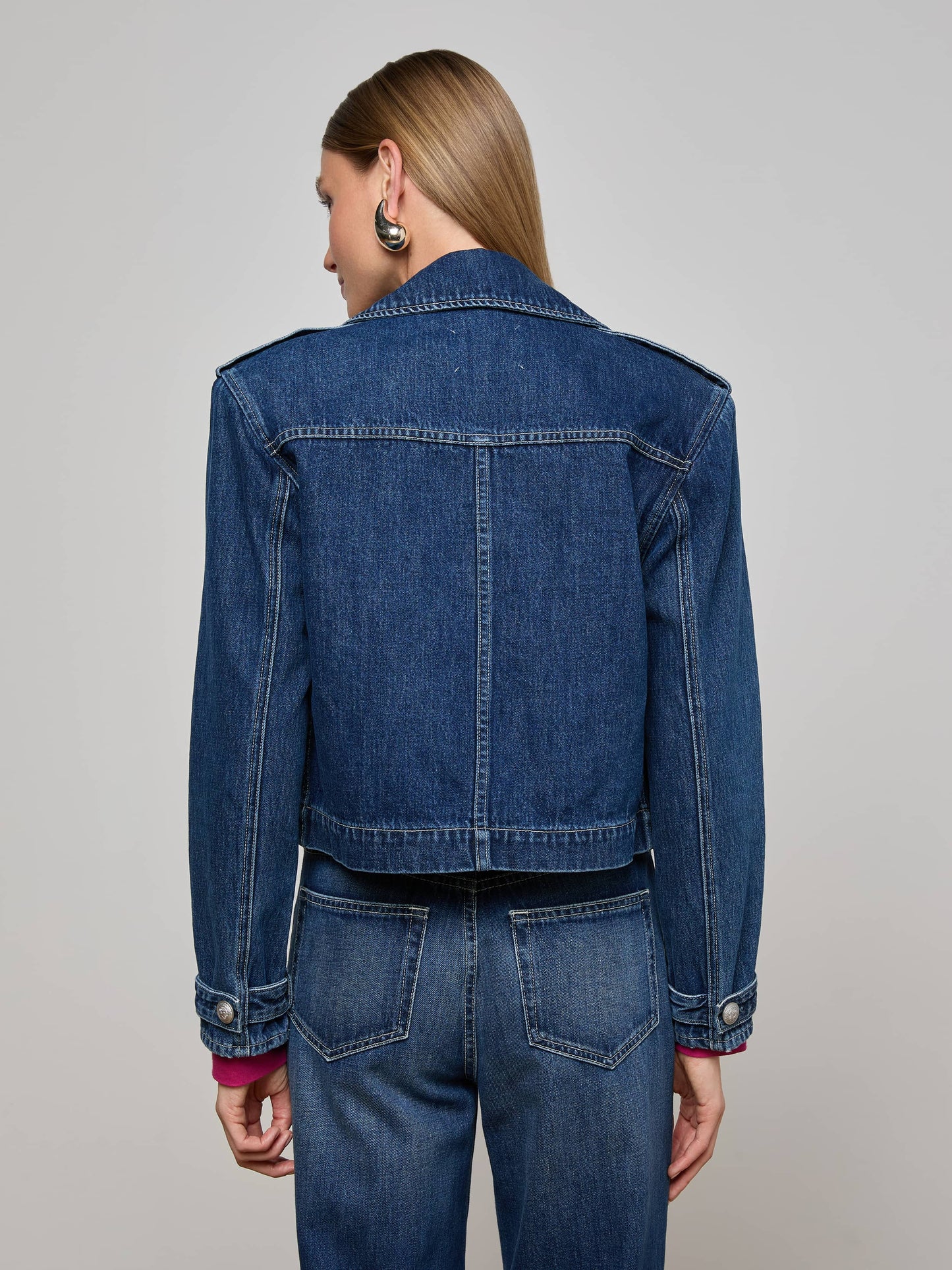 Maddox Jean Trench Coat
