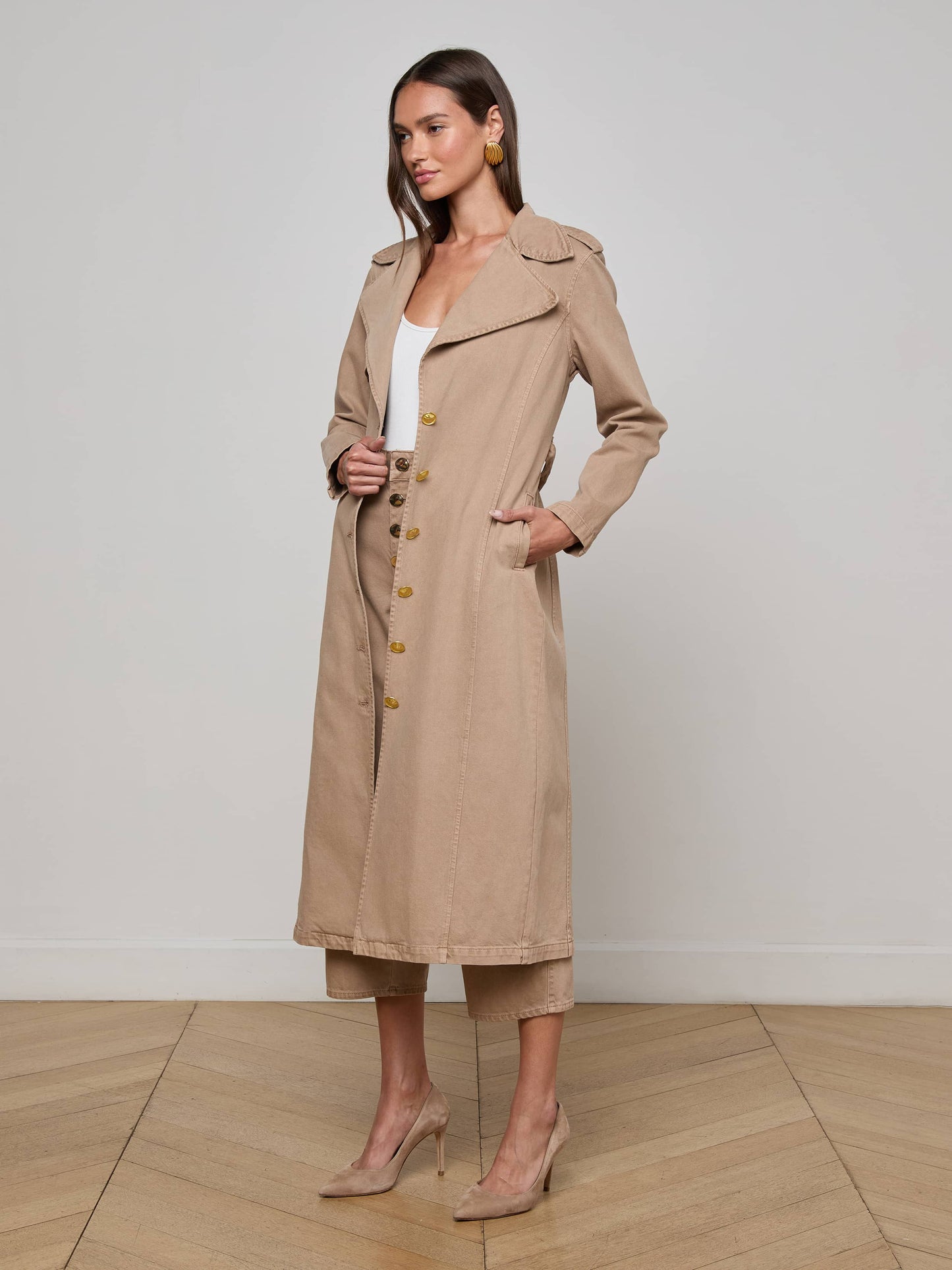 Zavia Jean Trench Coat