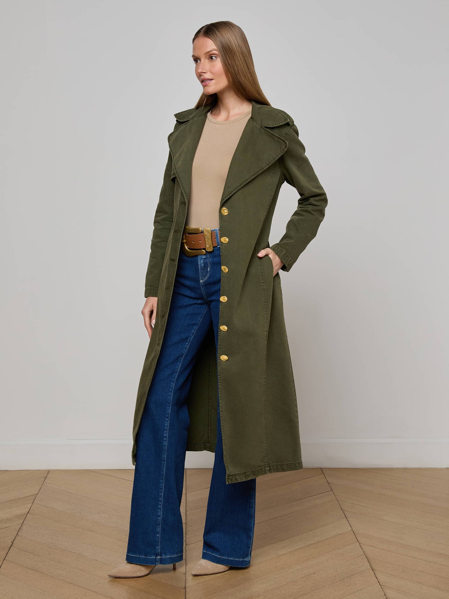 Zavia Jean Trench Coat