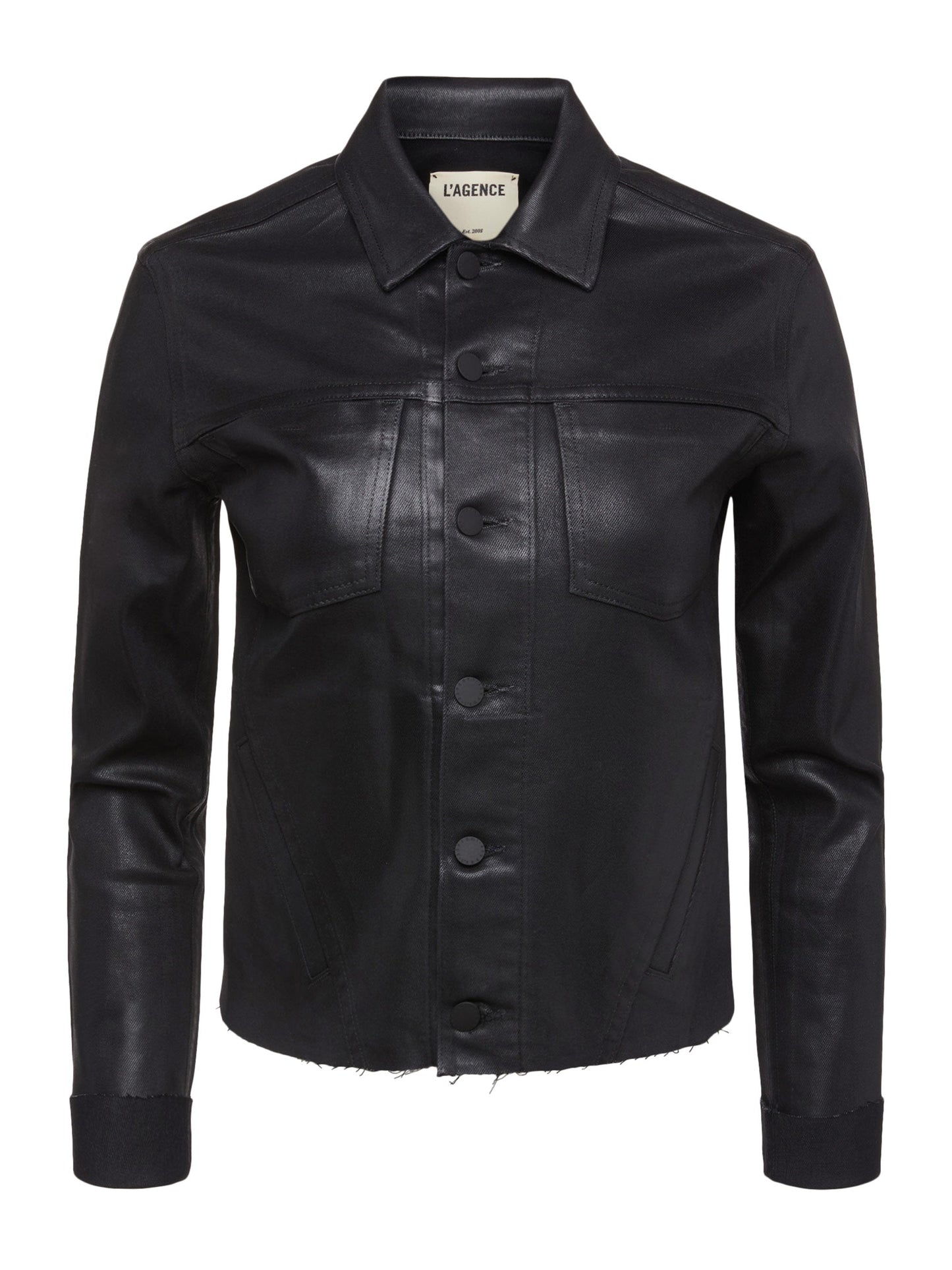 Janelle Coated Jean Jacket