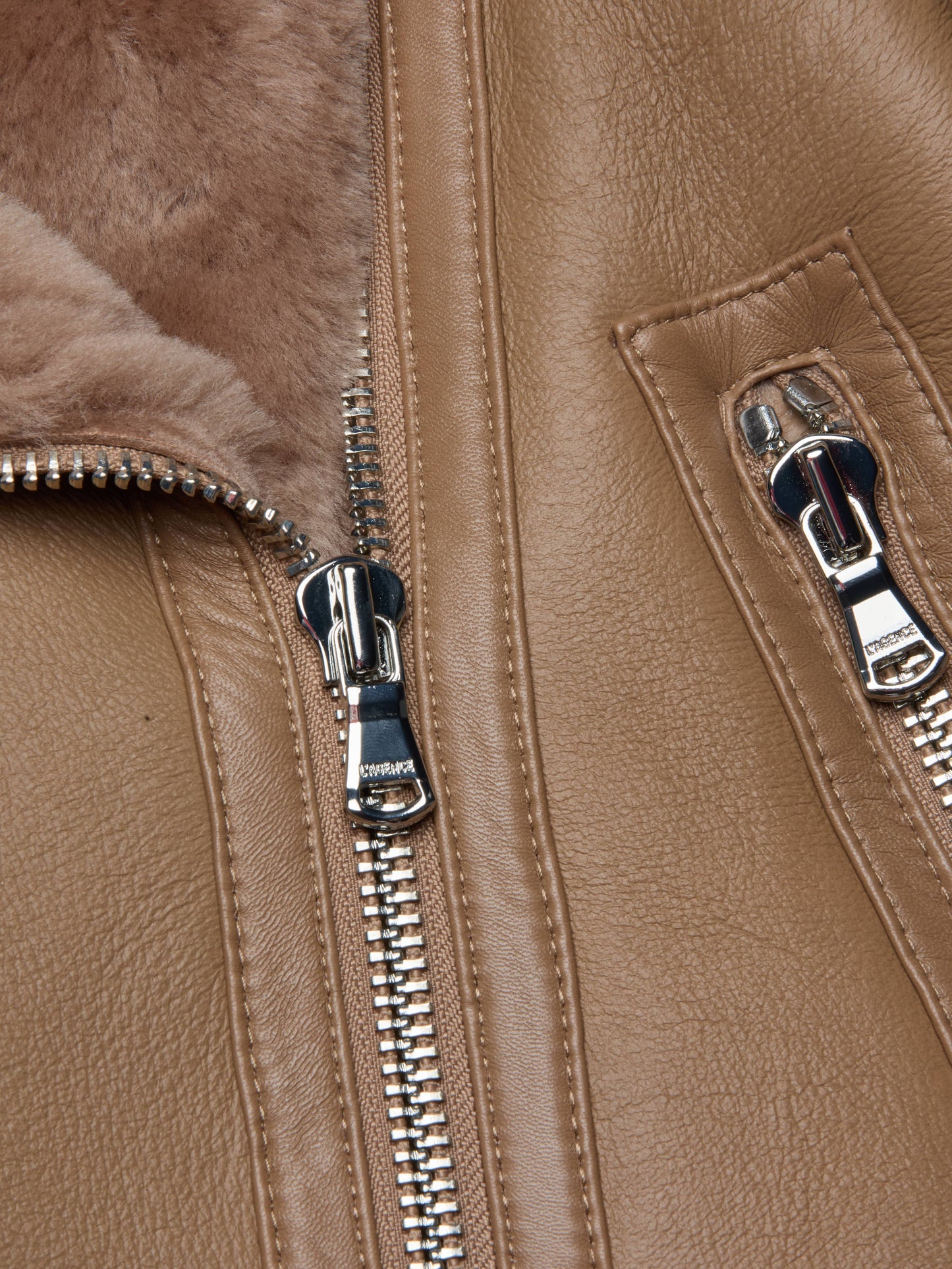 Pike Shearling Leather Jacket