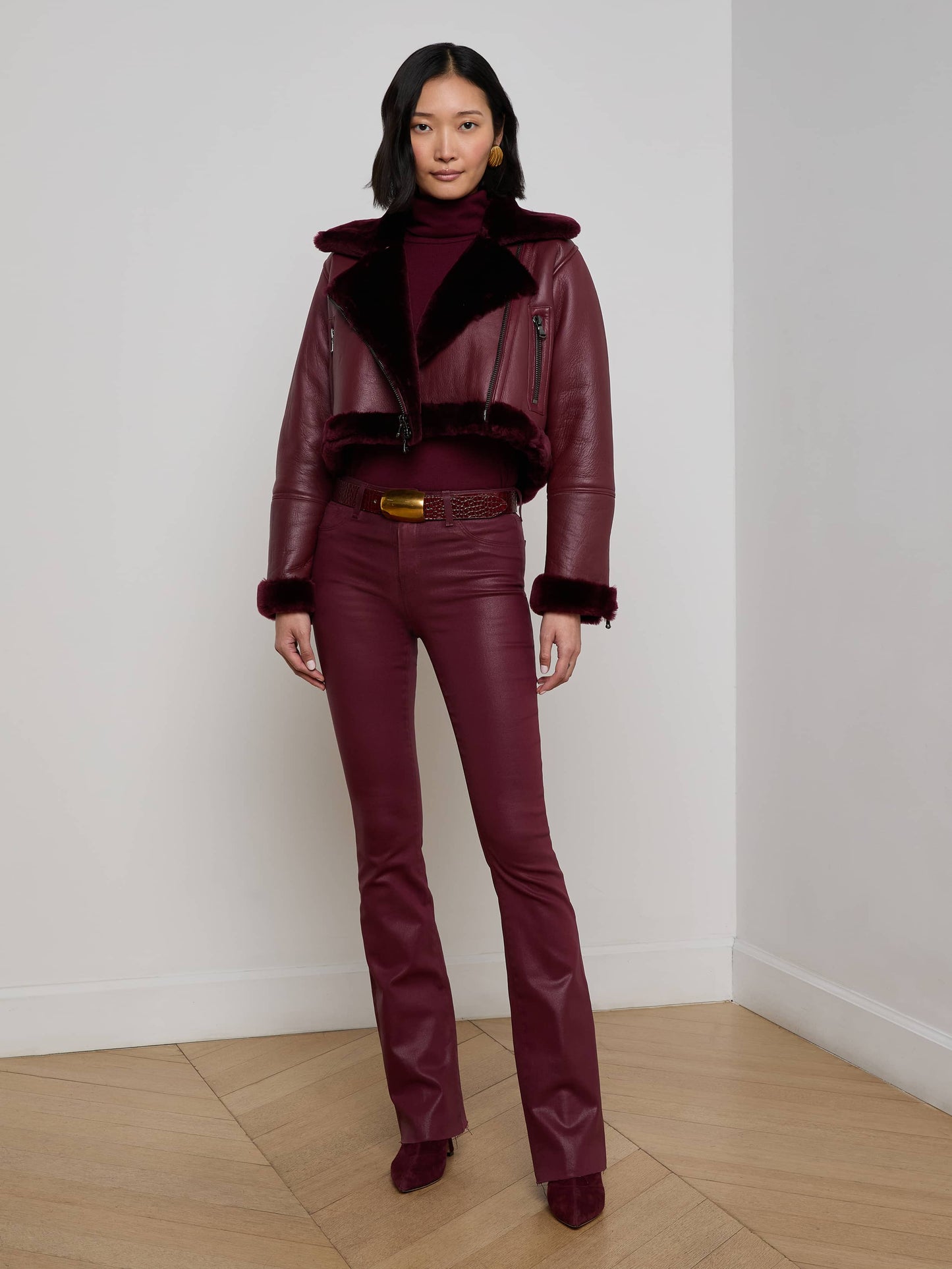 Pike Shearling Leather Jacket