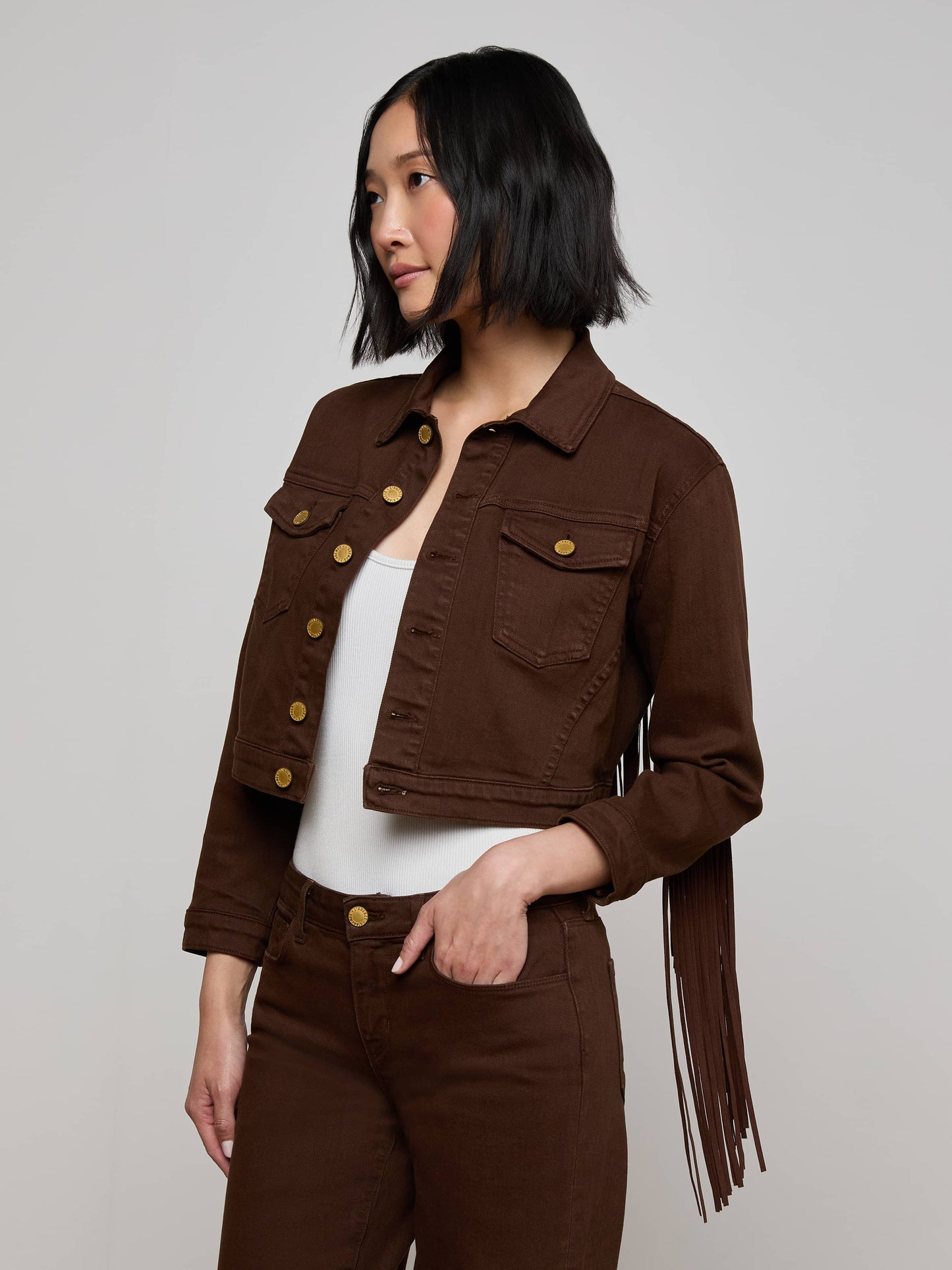Koda Fringe Jean Jacket