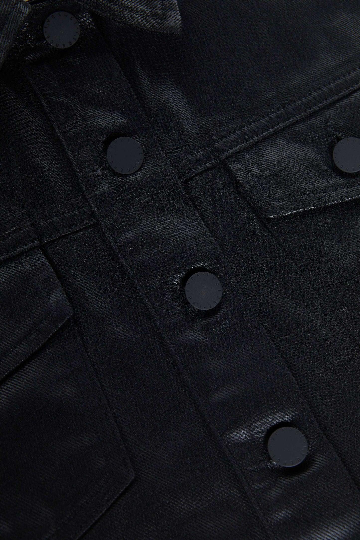 Koda Coated Cropped Jean Jacket