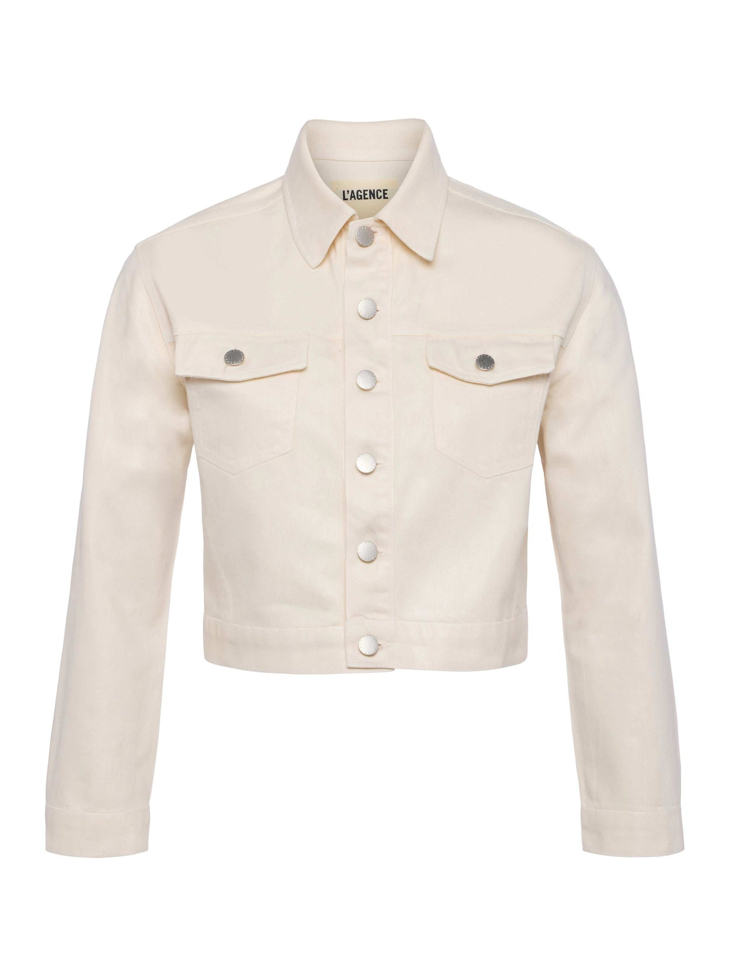 Koda Coated Cropped Jean Jacket