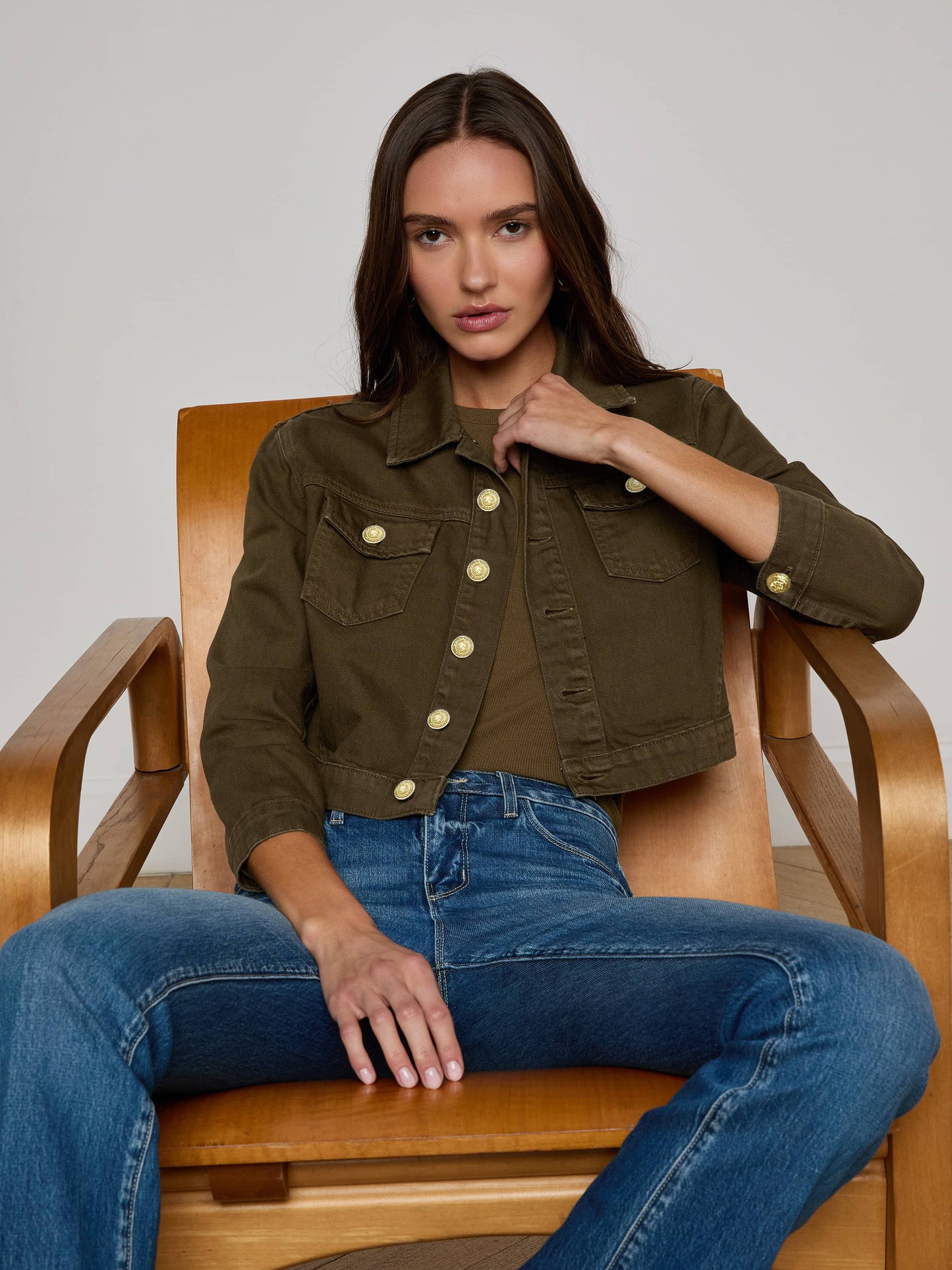 Koda Cropped Jean Jacket