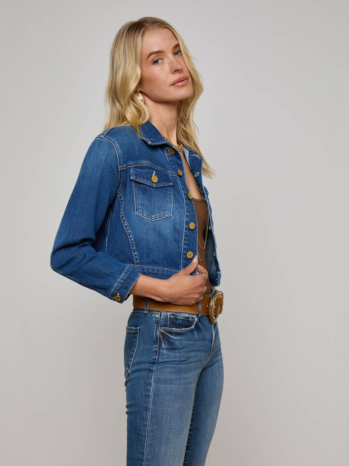 Koda Cropped Jean Jacket