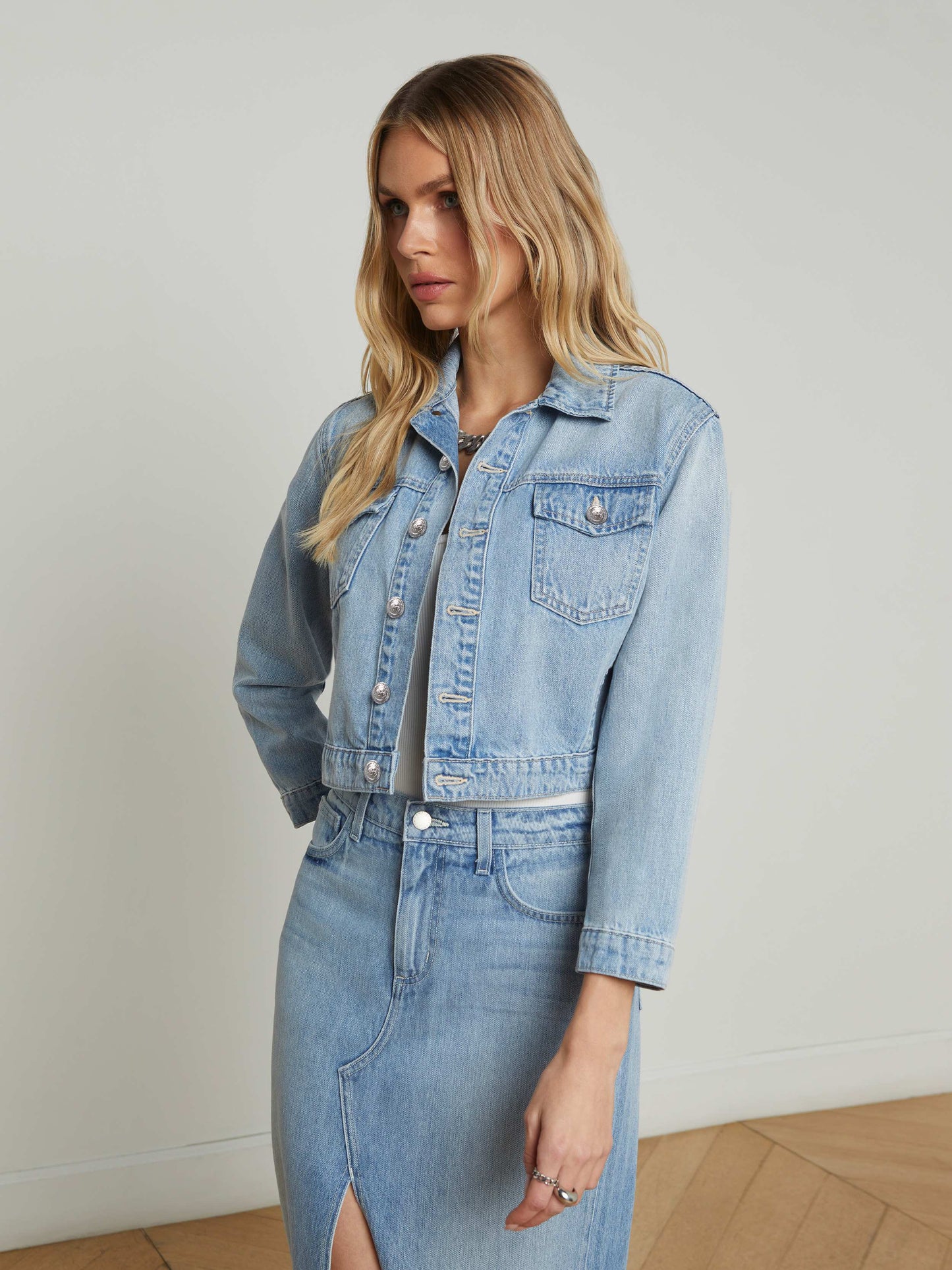 Koda Cropped Jean Jacket