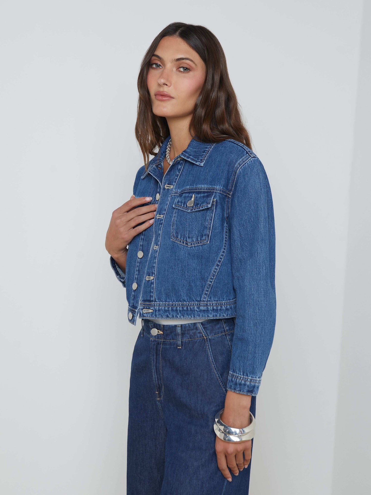 Koda Cropped Jean Jacket