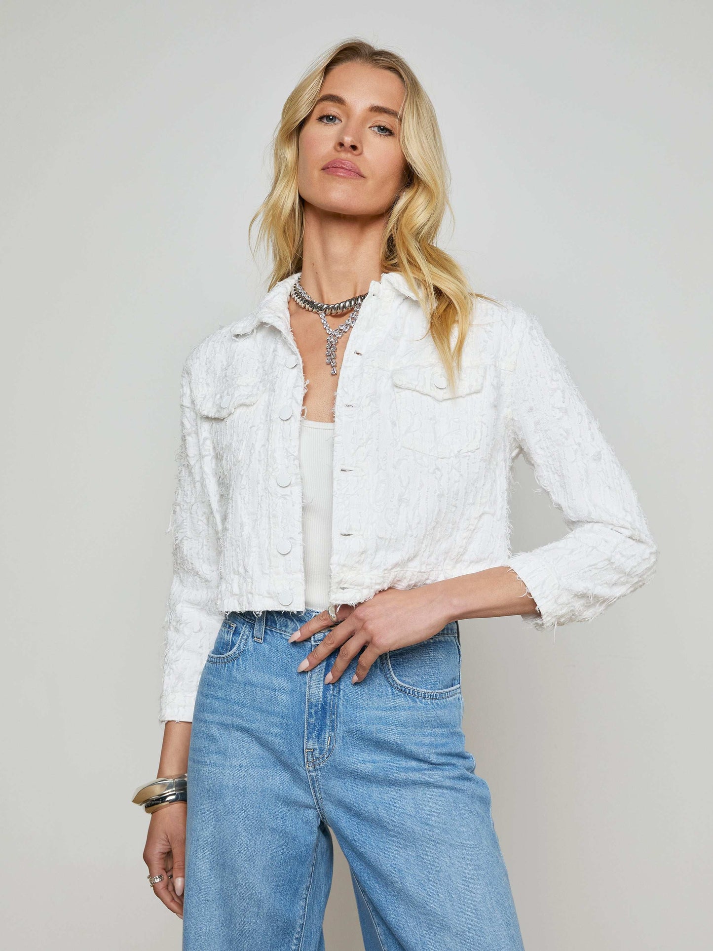 Koda Cropped Jean Jacket