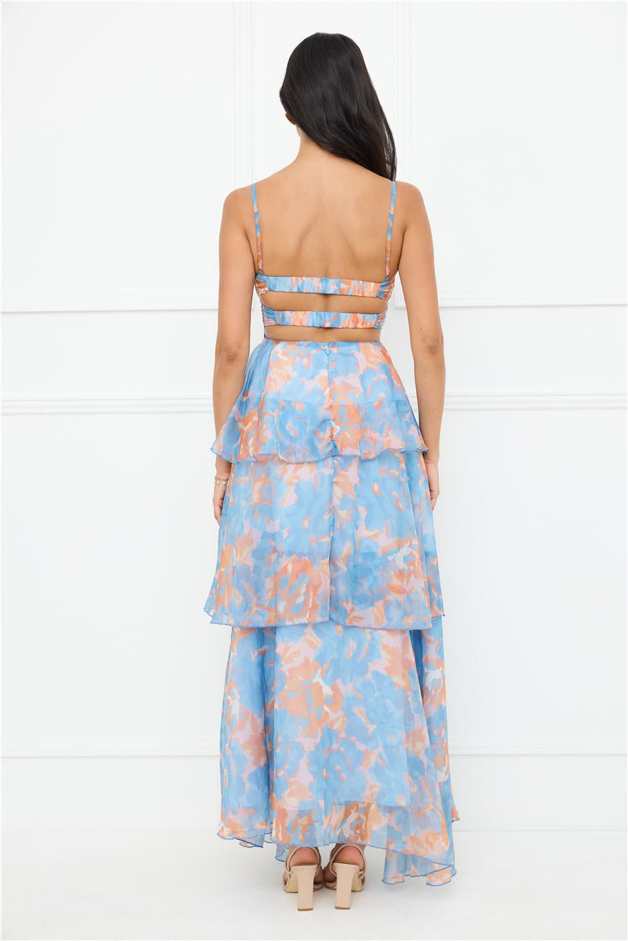 Be Myself Maxi Dress Blue