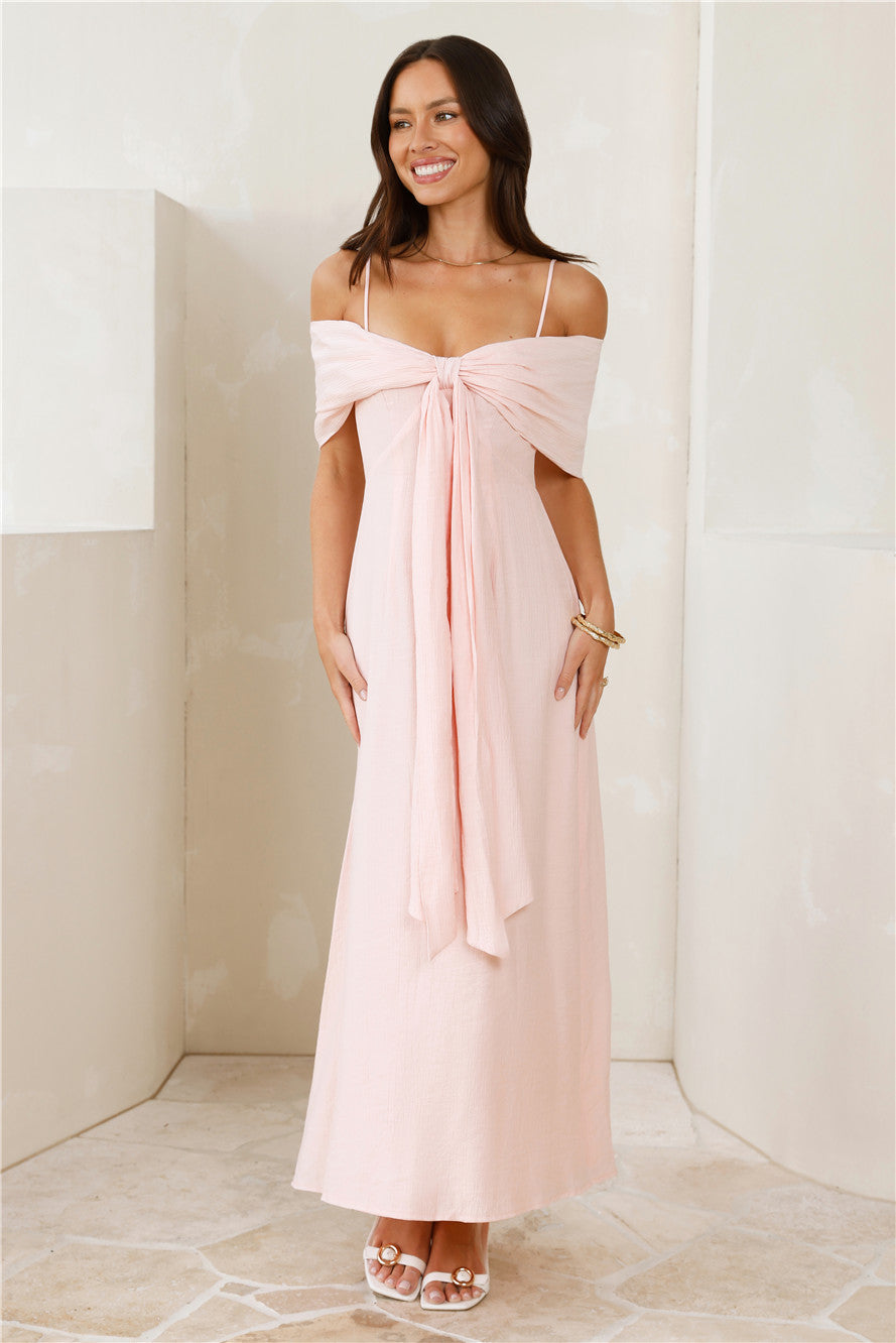 Wishing Hour Maxi Dress Pink