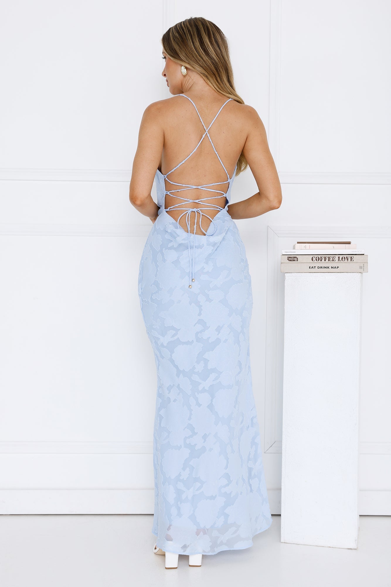 Bridge To Wonderland Maxi Dress Blue