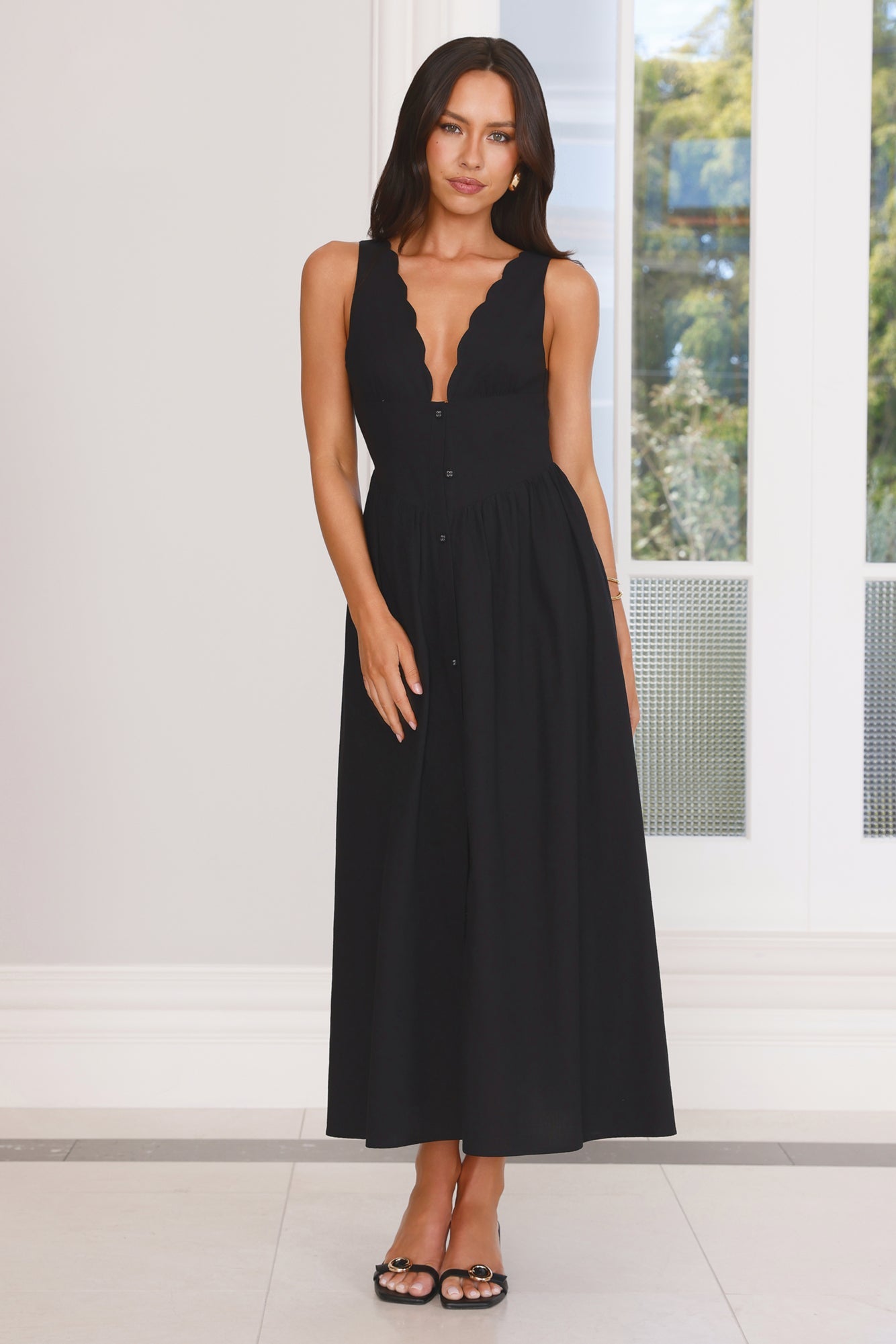Chasing Daylight Maxi Dress Black