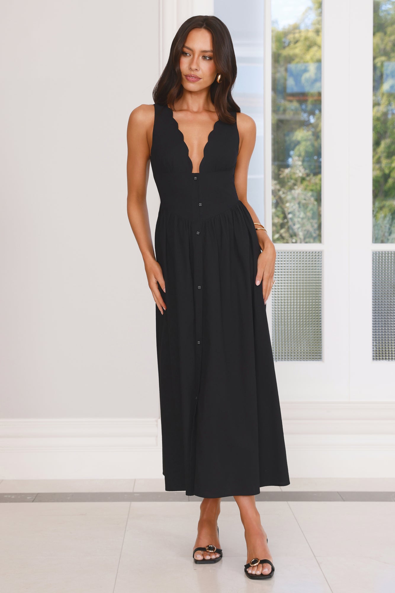 Chasing Daylight Maxi Dress Black