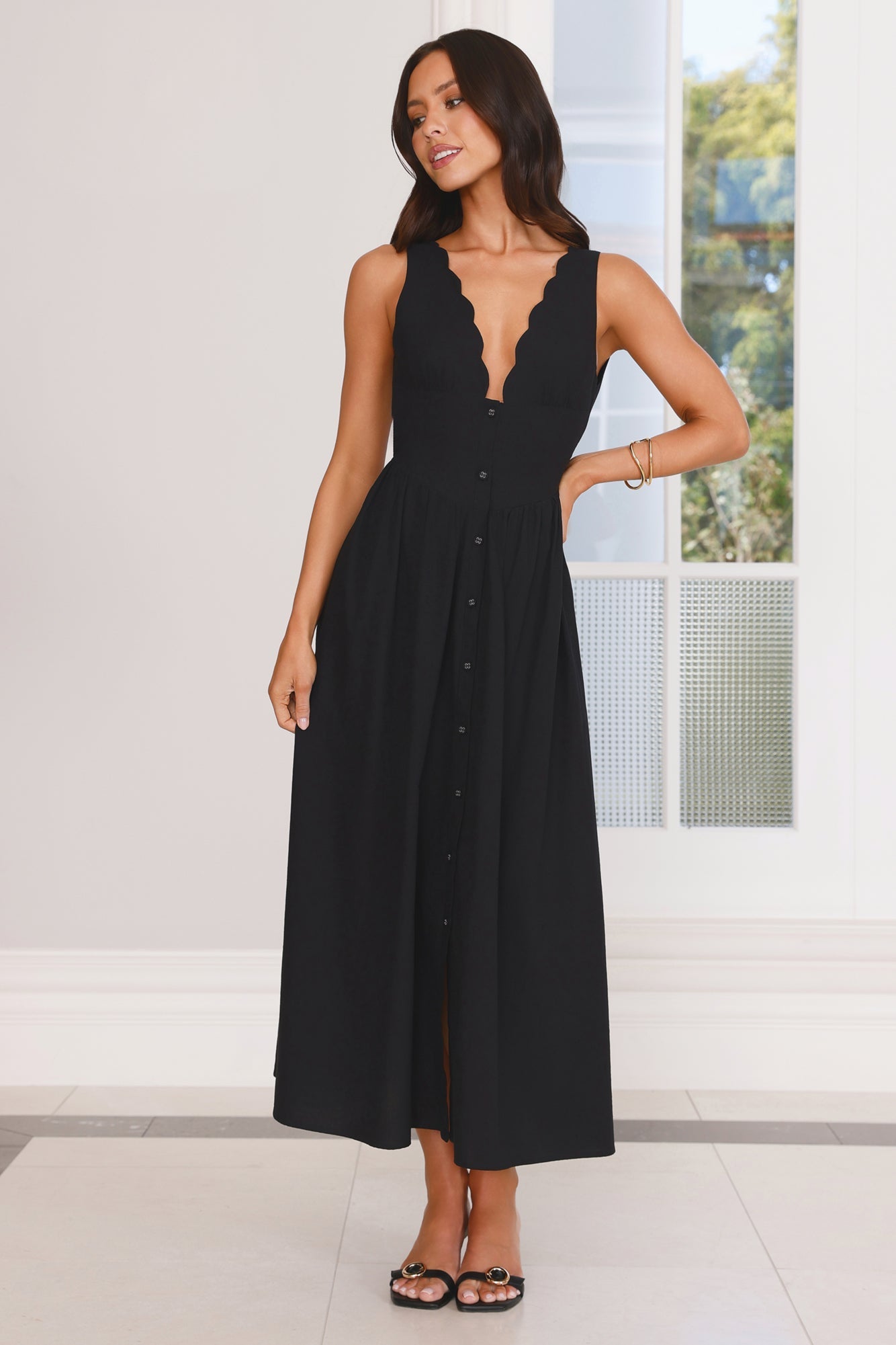 Chasing Daylight Maxi Dress Black