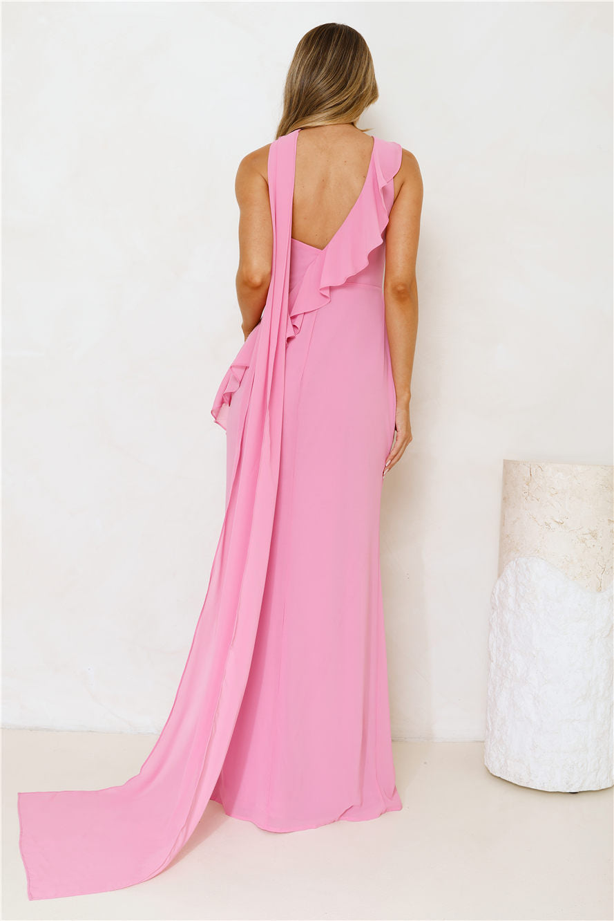 She's Prestigious Maxi Dress Pink