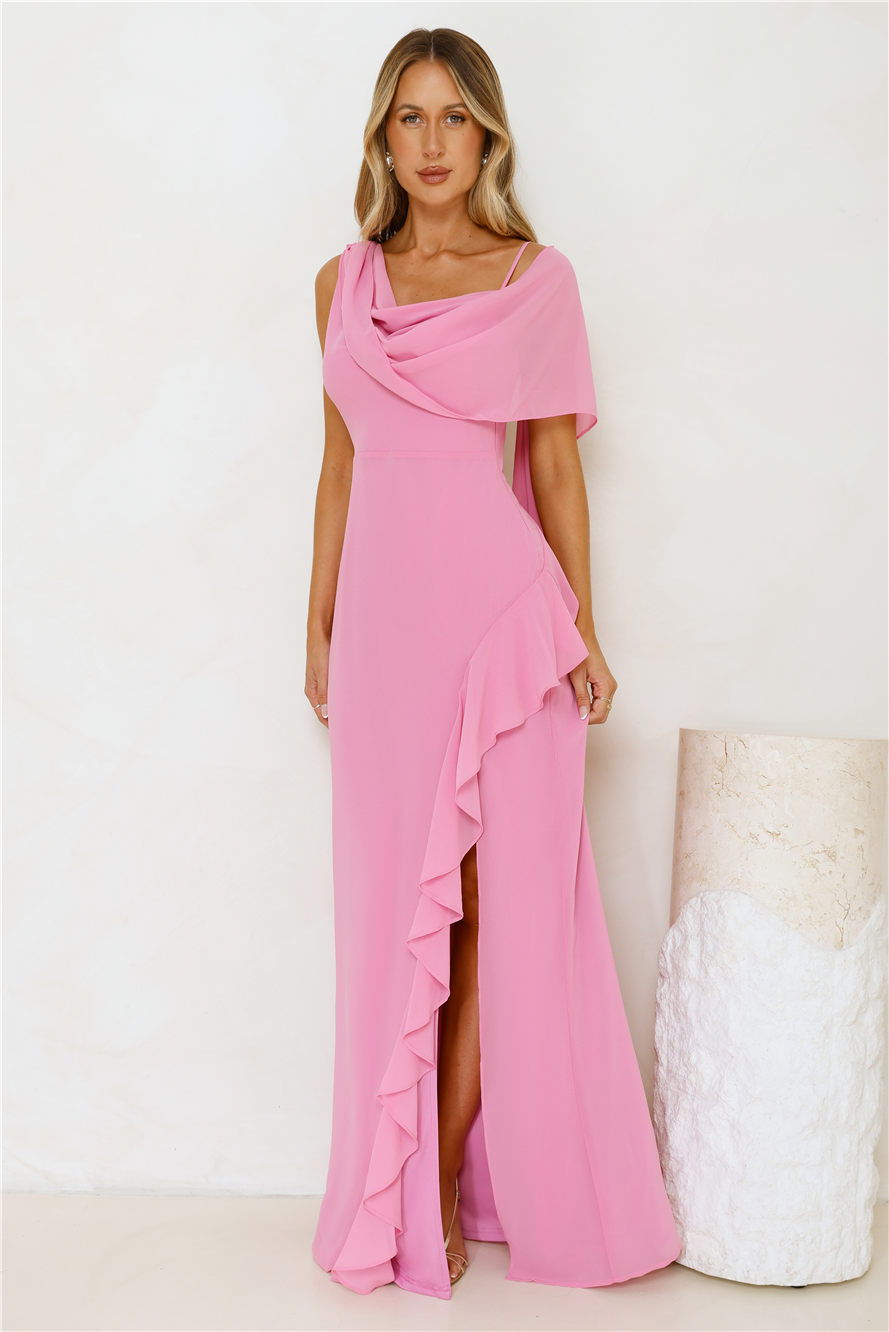 She's Prestigious Maxi Dress Pink