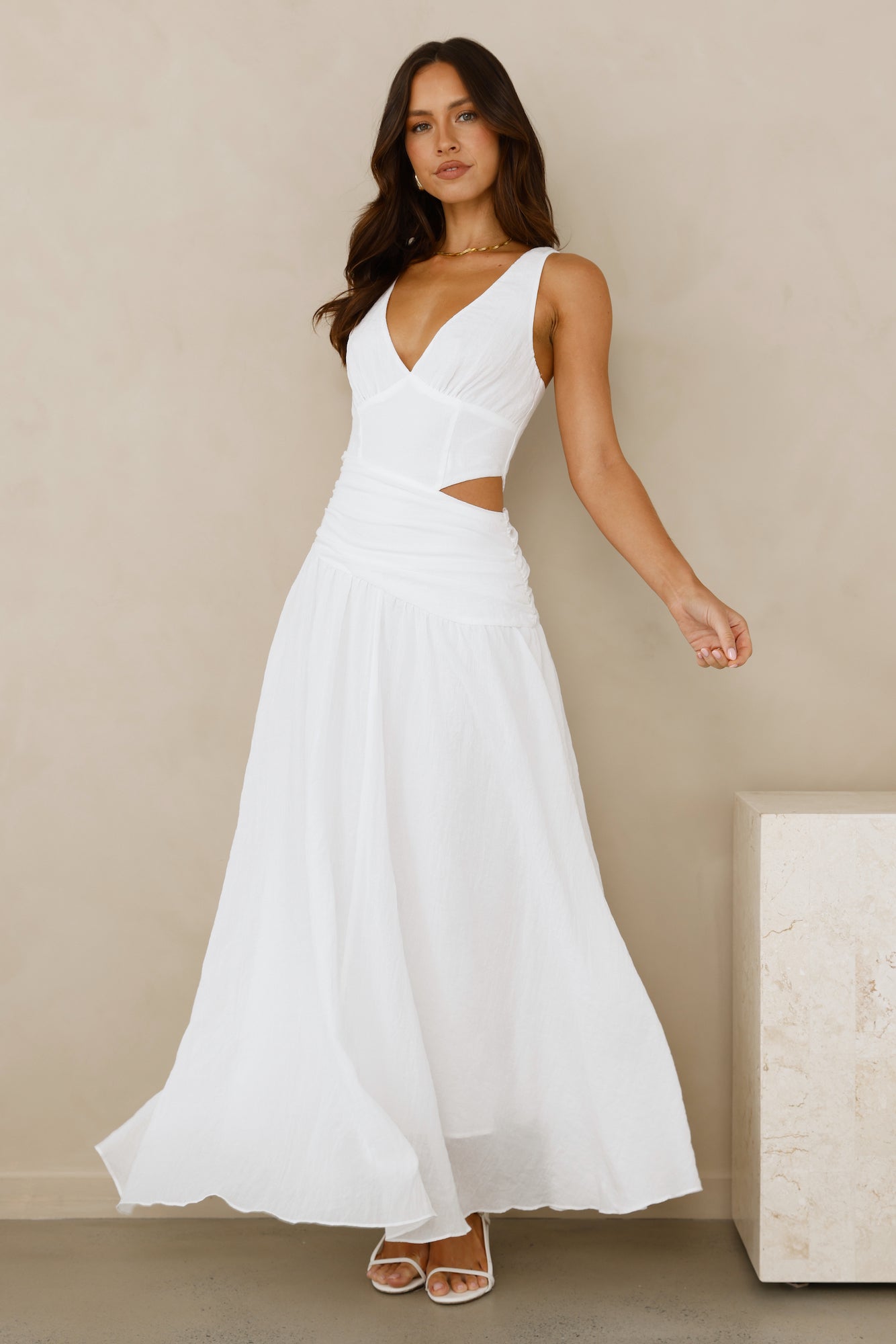 Ballet Babe Maxi Dress White