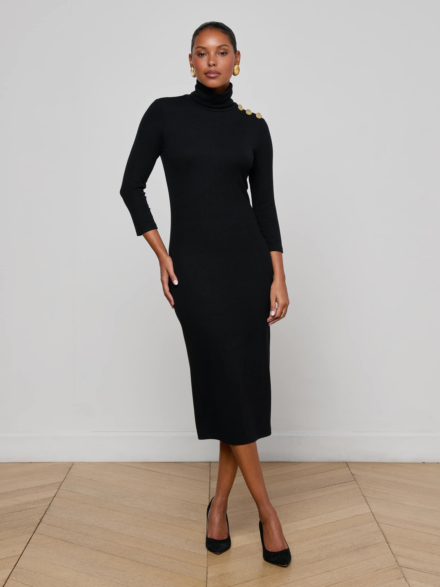 Voletta Turtleneck Knit Dress
