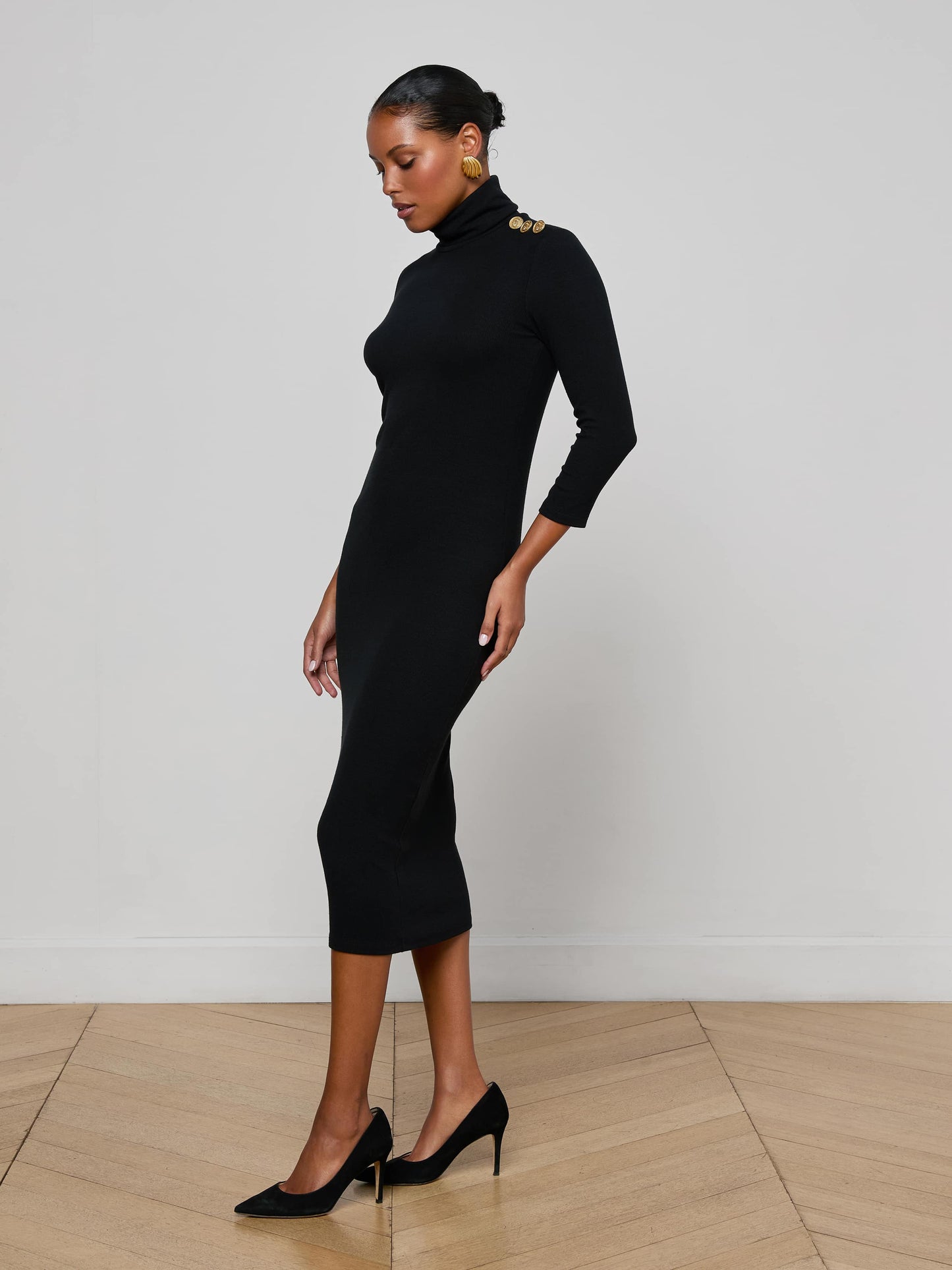 Voletta Turtleneck Knit Dress
