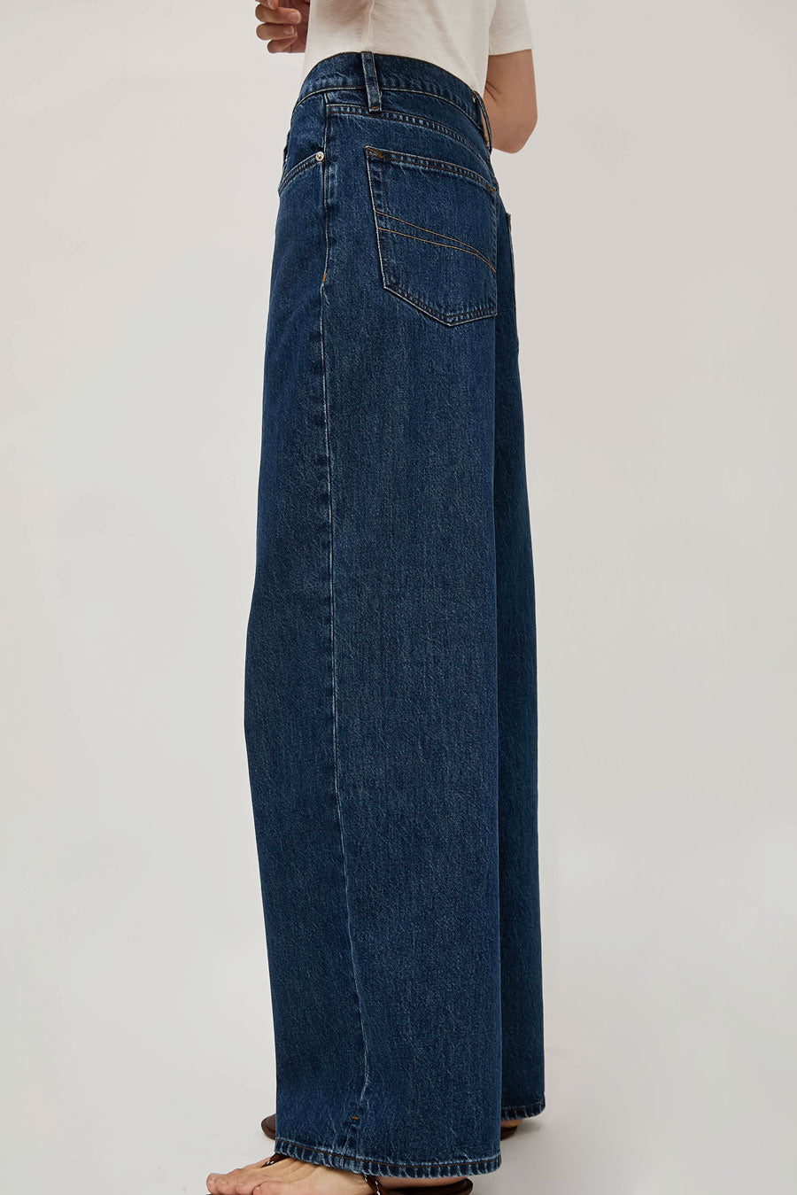 Dala Sling Jean in Flat Blue