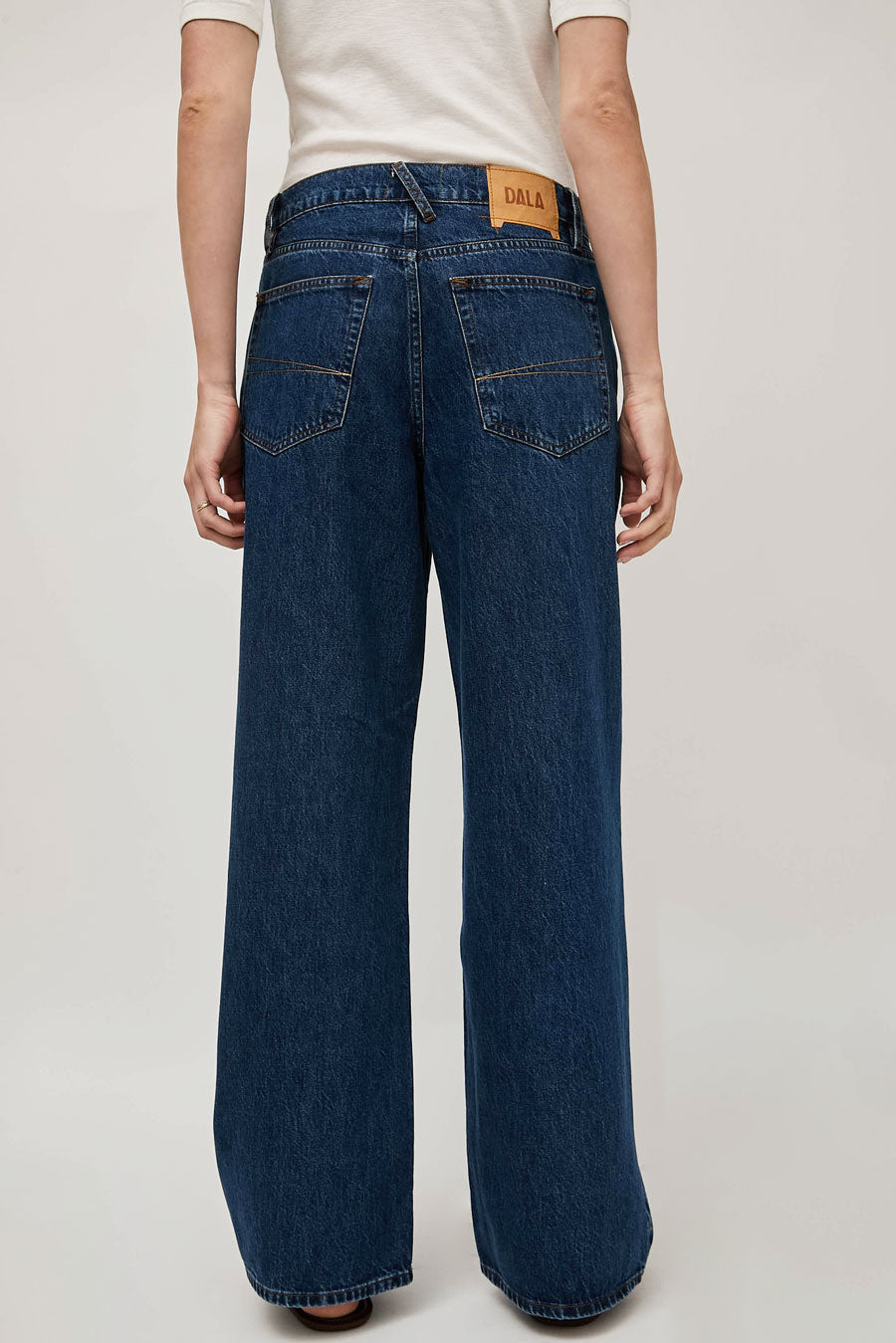 Dala Sling Jean in Flat Blue