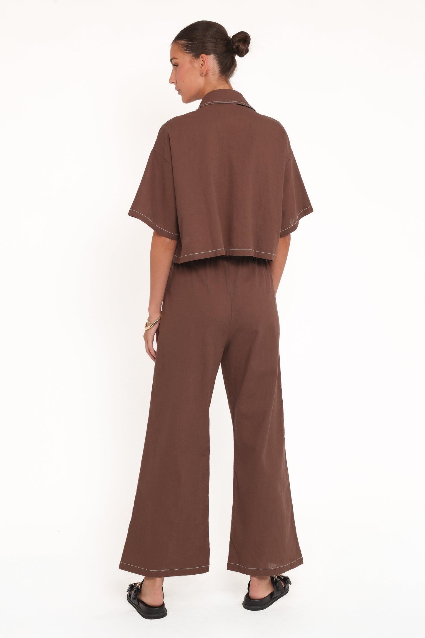 Jill Pant Set - Chocolate