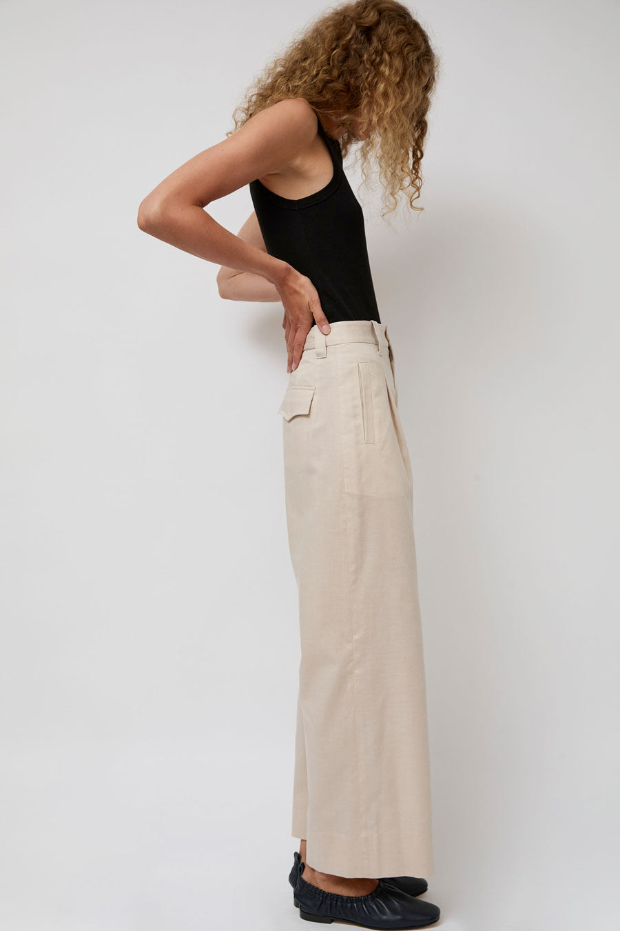 No.6 Kent Pant in Stone