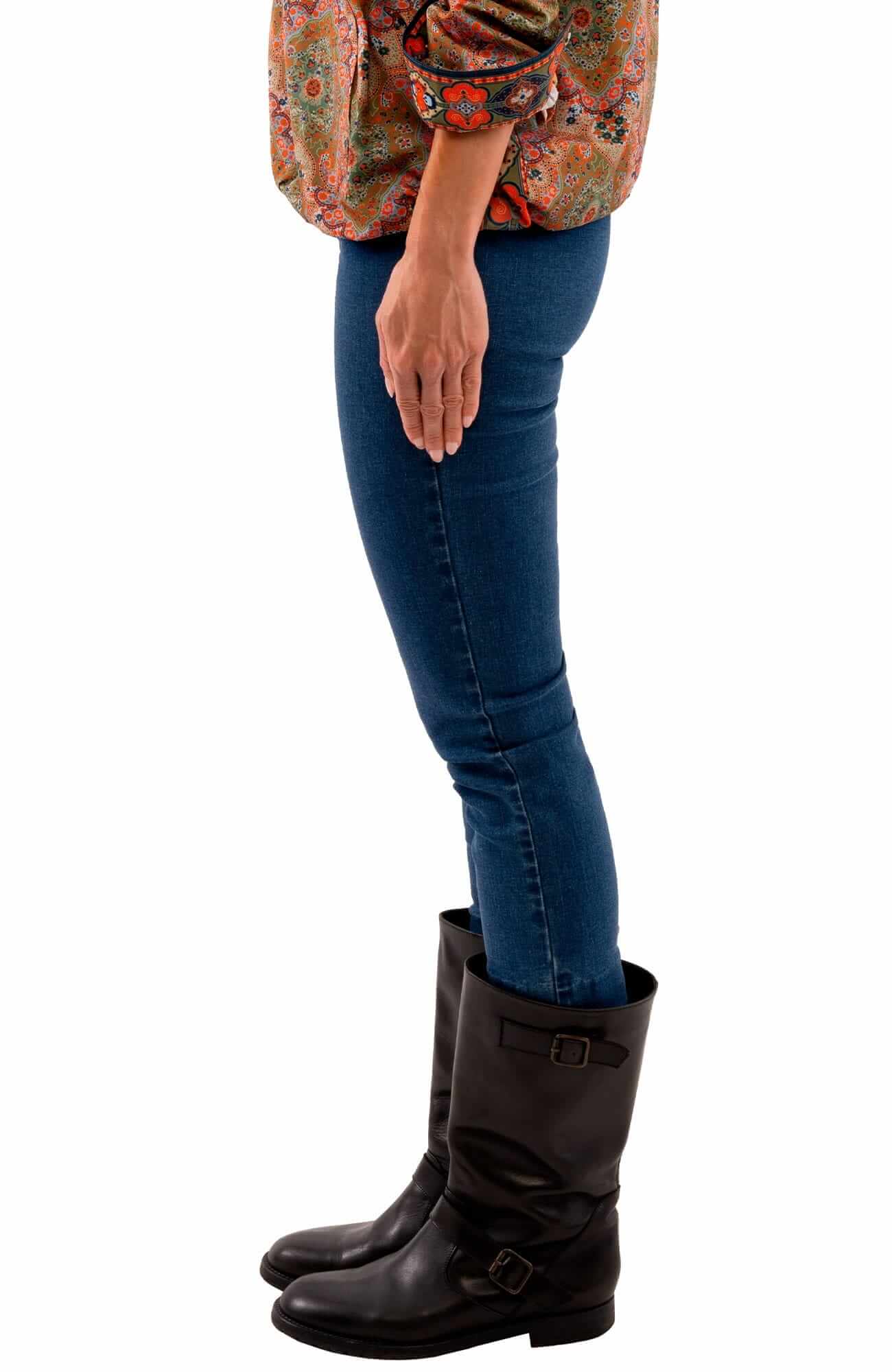 Gripeless Denim Pull On Pant