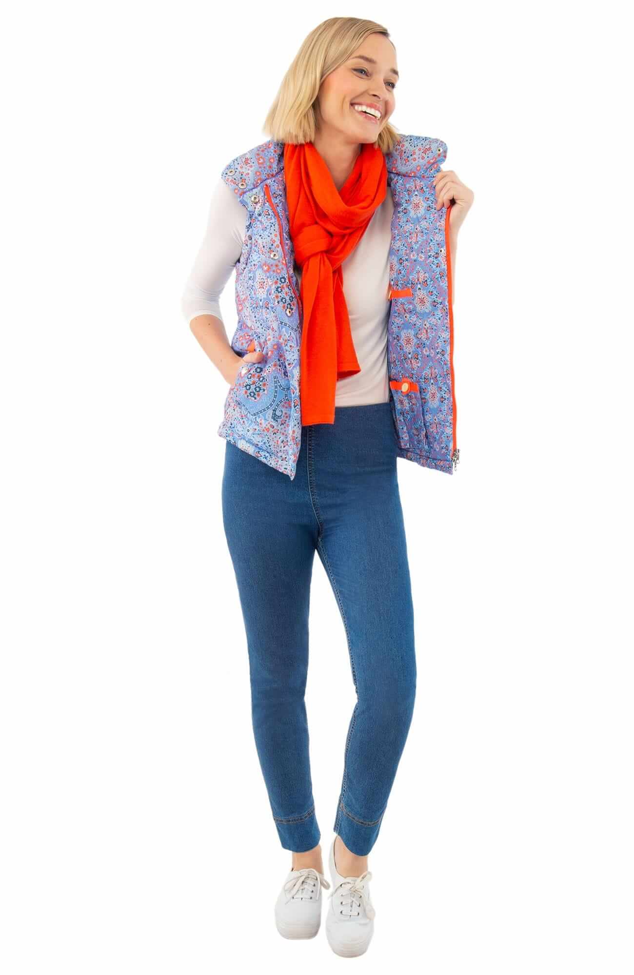 Gripeless Denim Pull On Pant