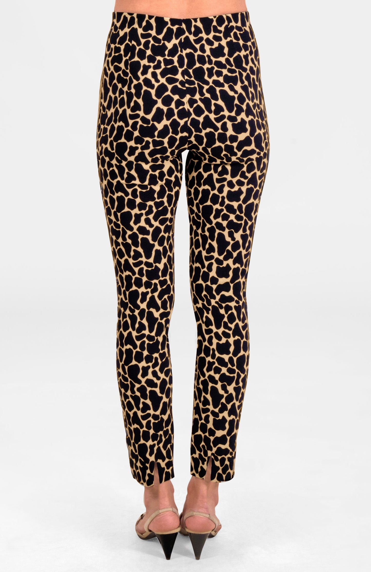 Gripeless Pull On Pants - Animal Instincts- Giraffe Khaki