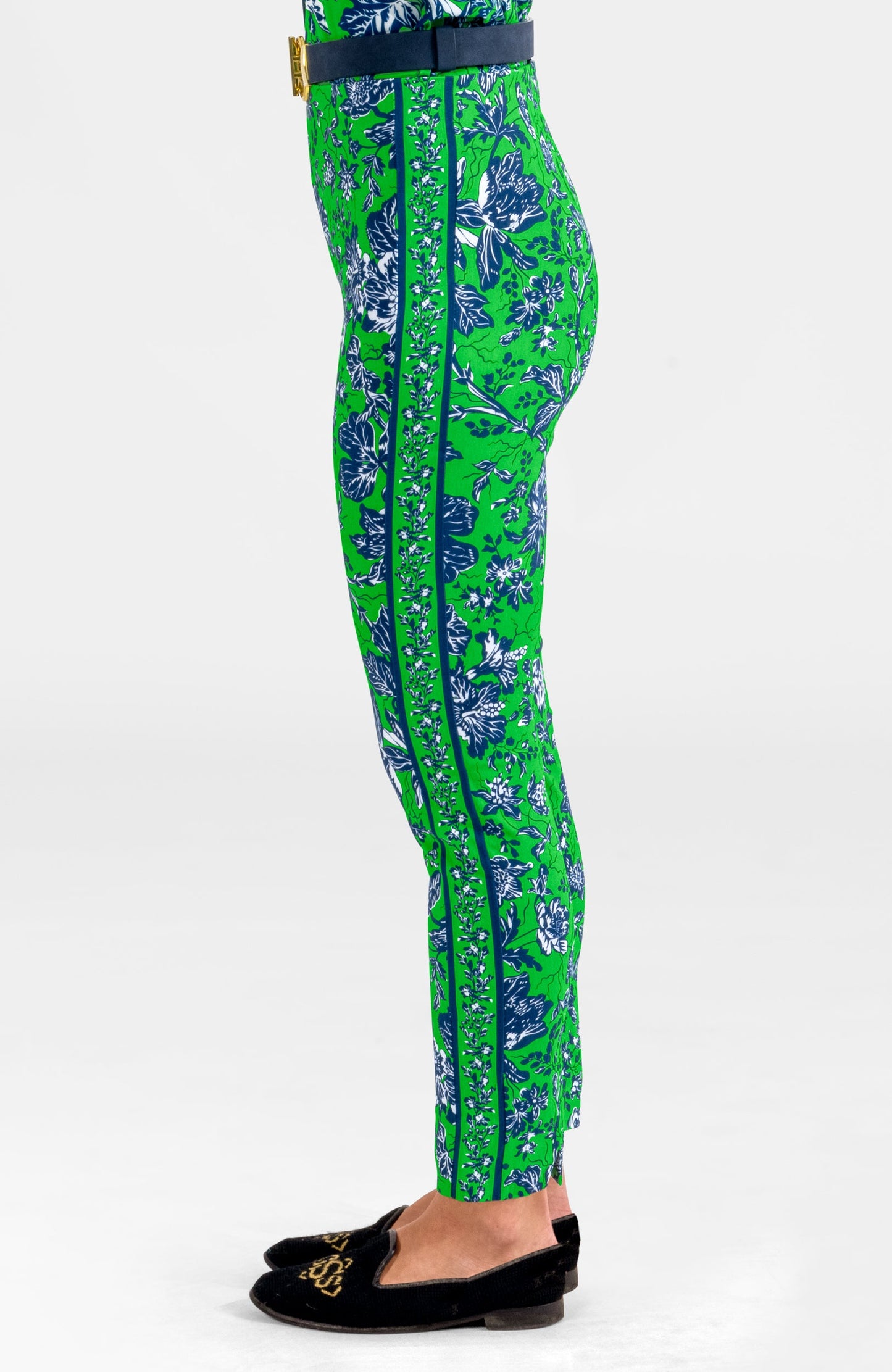Gripeless Pull On Pants - English Garden