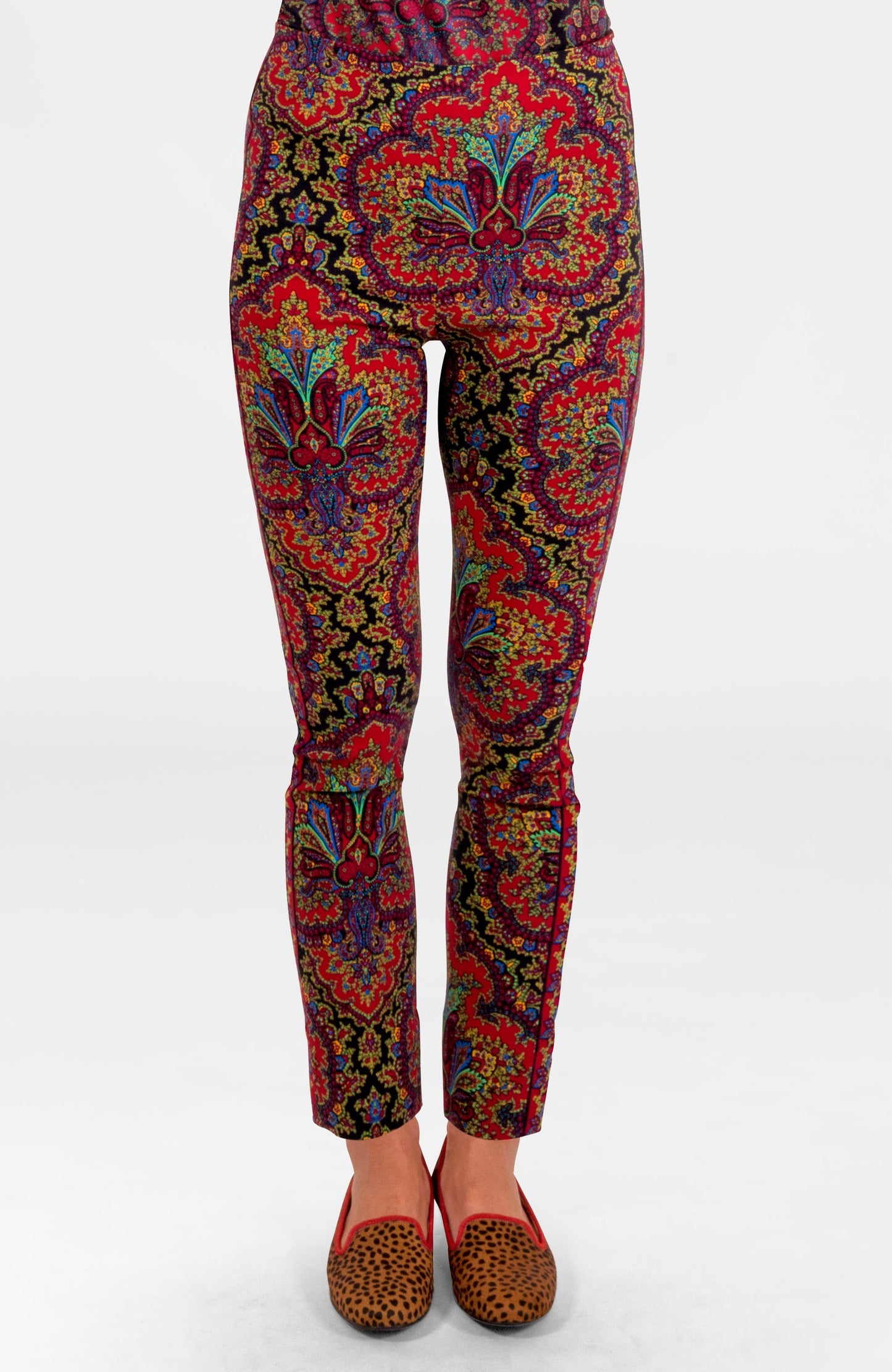 Gripeless Pull On Pants - Passion Paisley