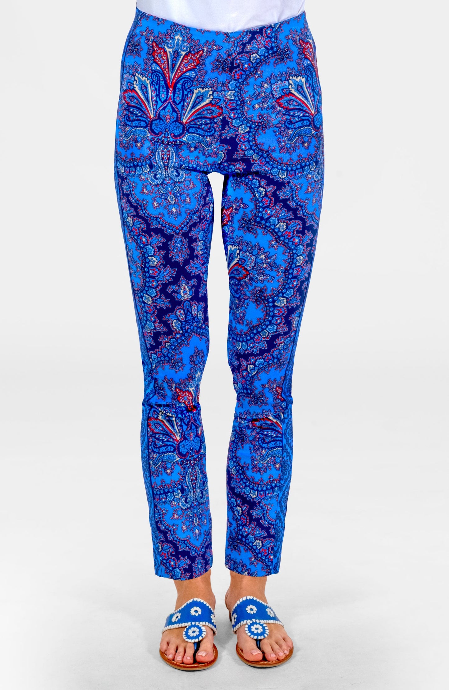 Gripeless Pull On Pants - Passion Paisley
