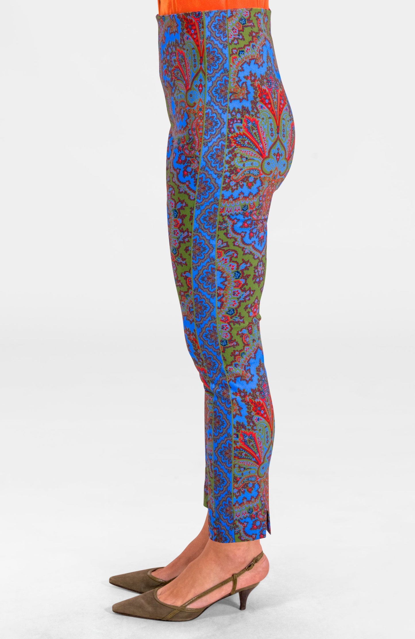 Gripeless Pull On Pants - Passion Paisley