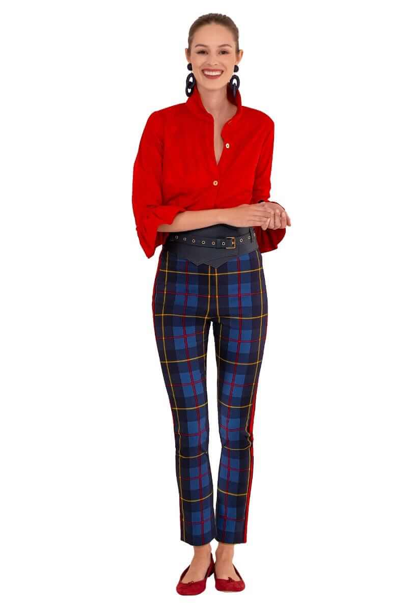 GripeLess Pull On Pant - Plaidly Cooper