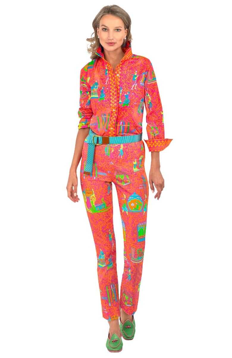 GripeLess Pull On Pant - Palanquin Party