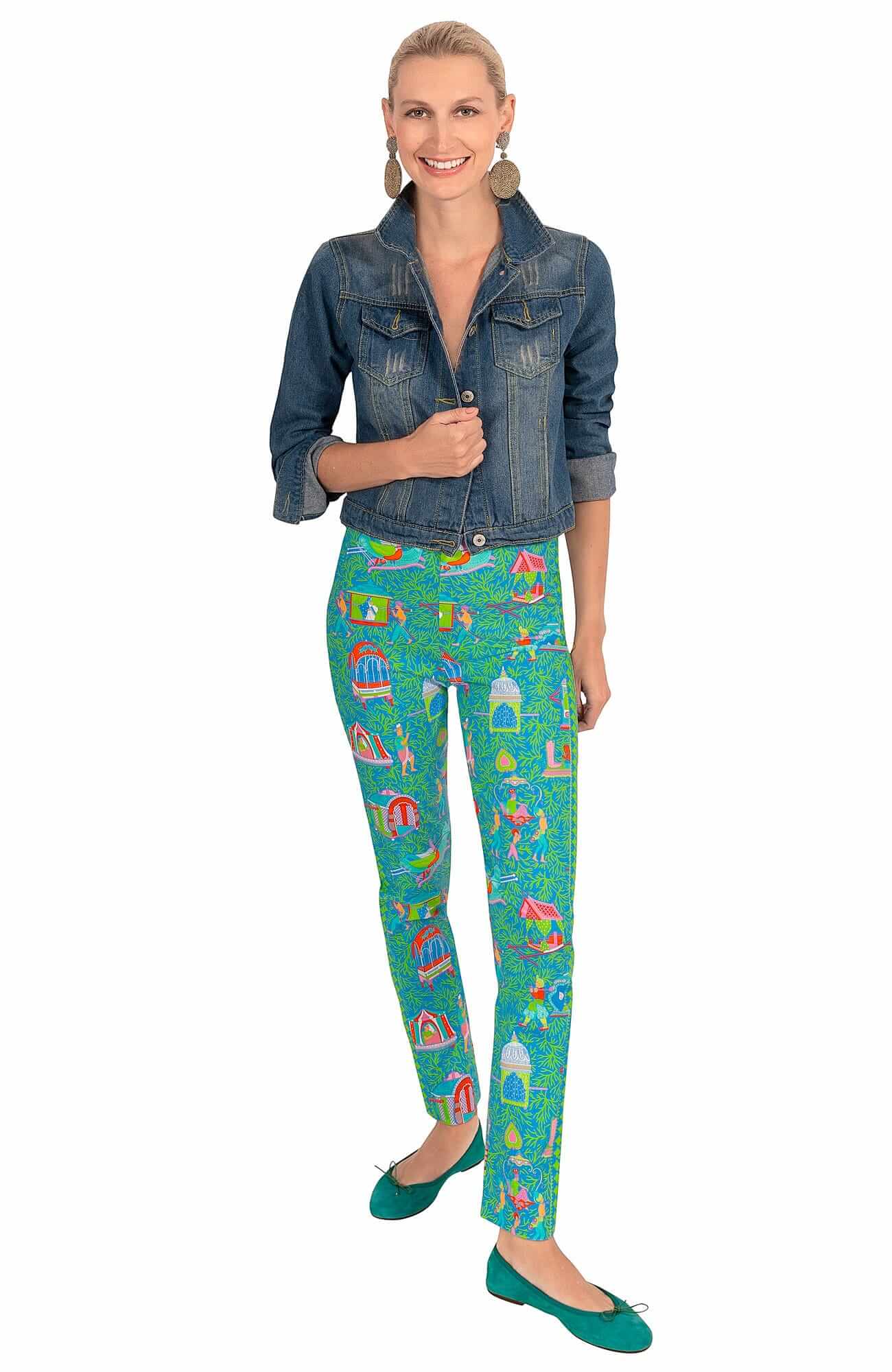 GripeLess Pull On Pant - Palanquin Party