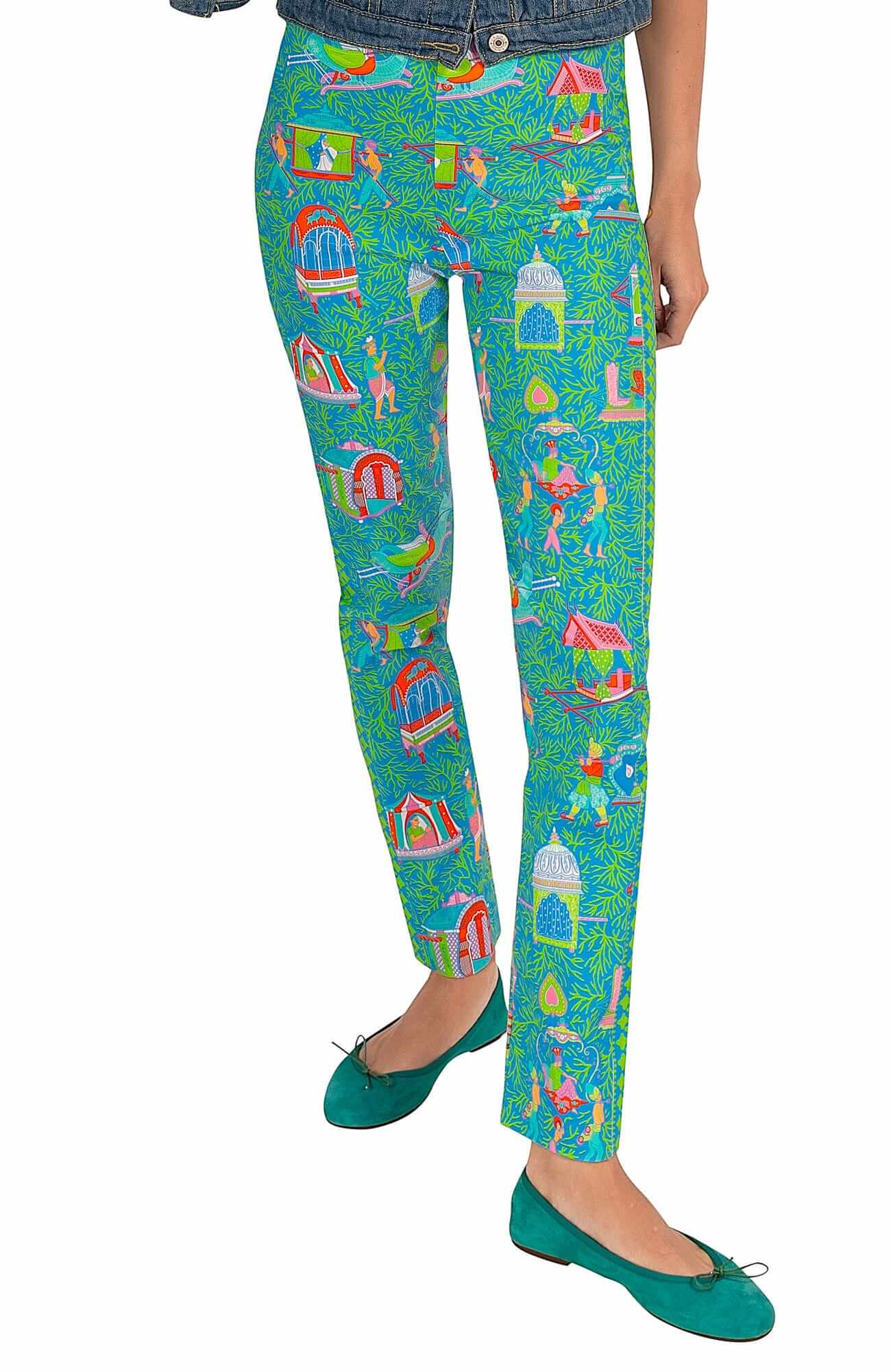 GripeLess Pull On Pant - Palanquin Party
