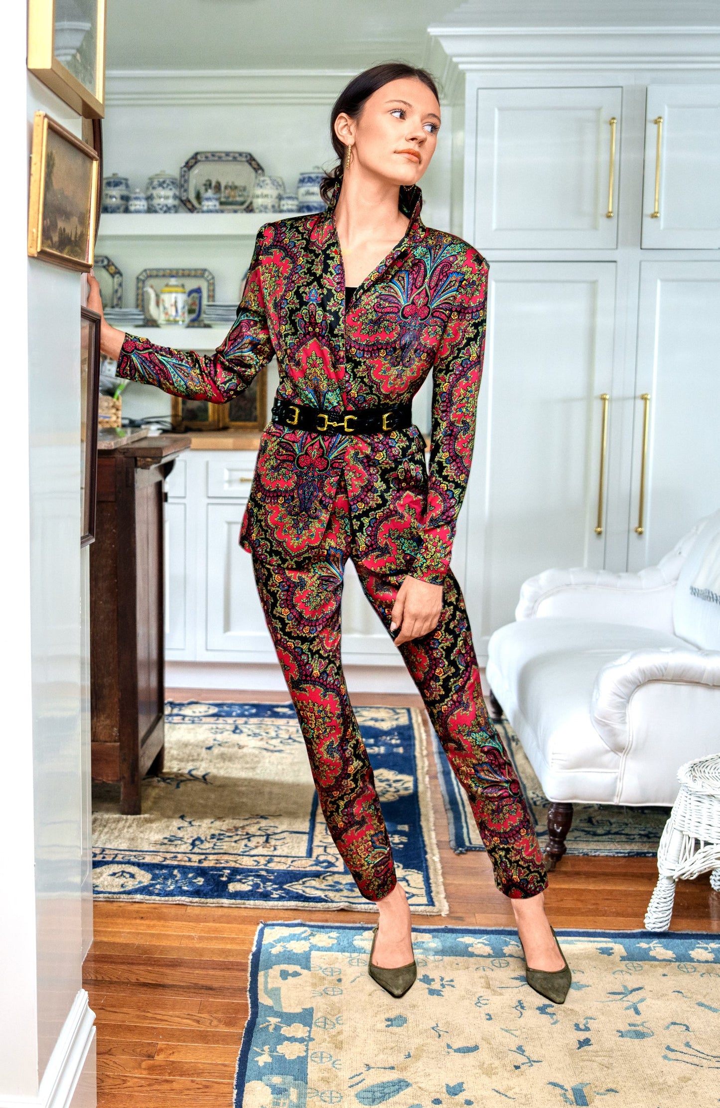 Preparatory Savile Pants - Passion Paisley