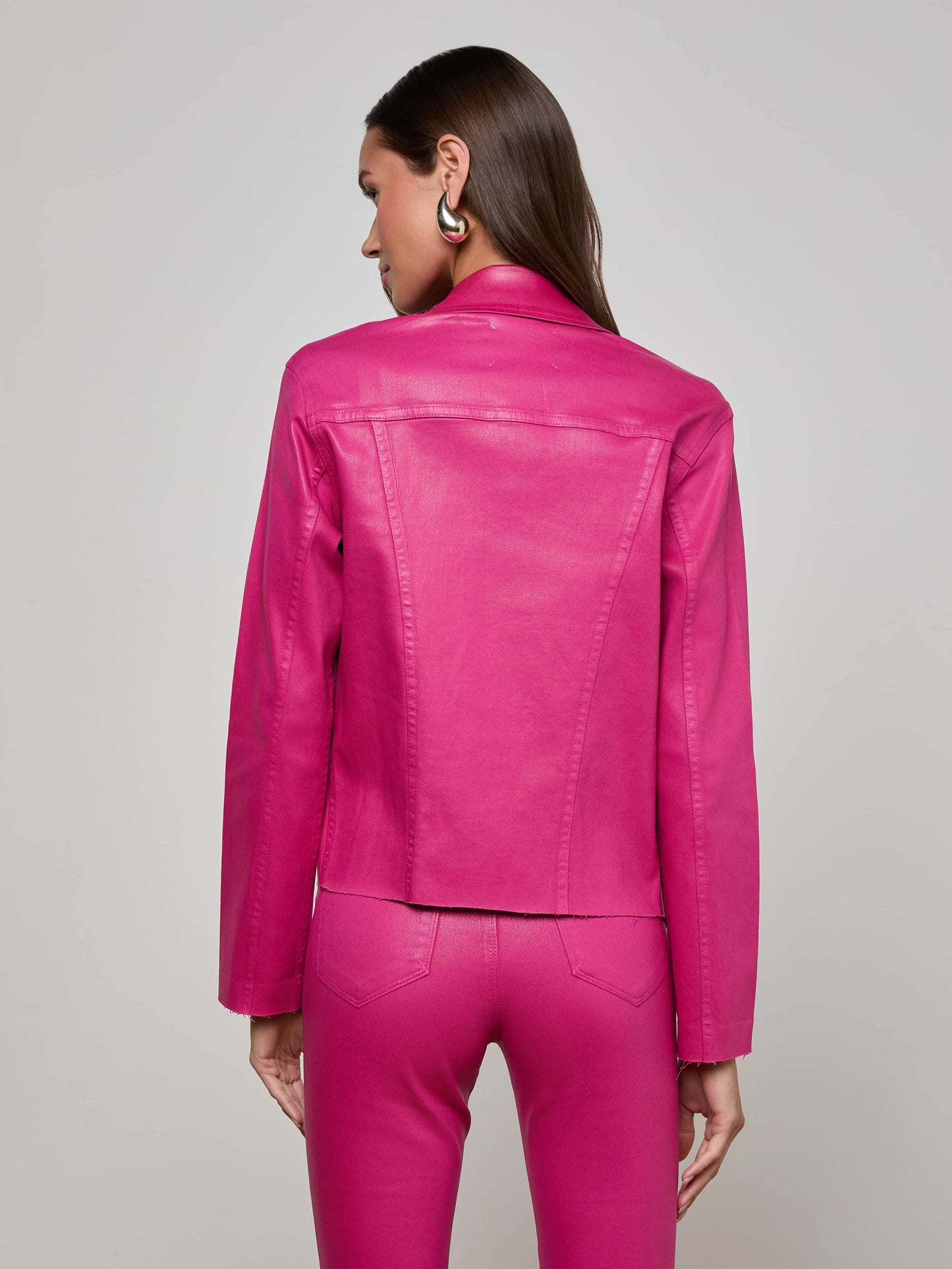 Janelle Coated Jean Jacket