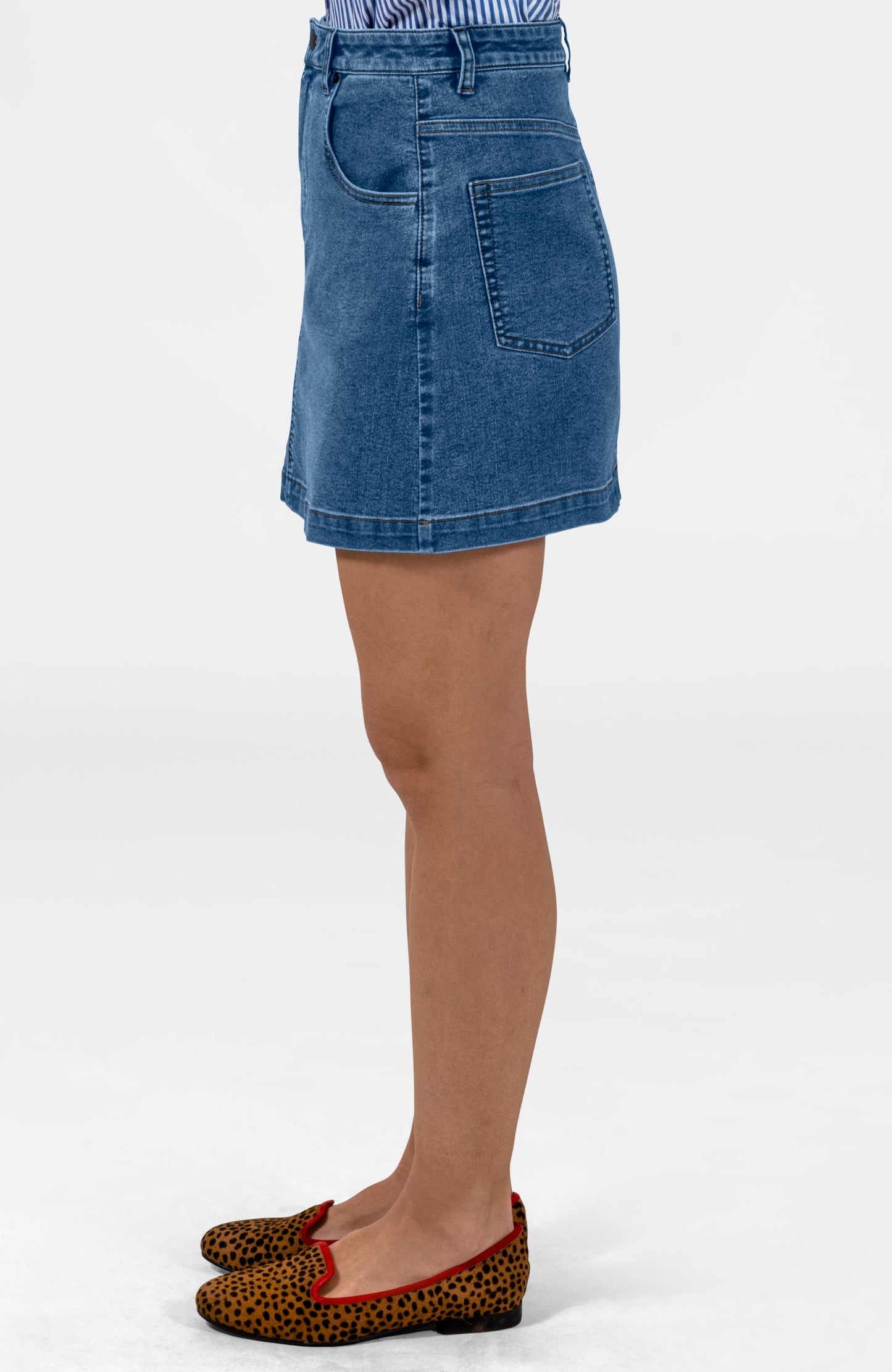 Mighty Cute Denim Skirt - Mini
