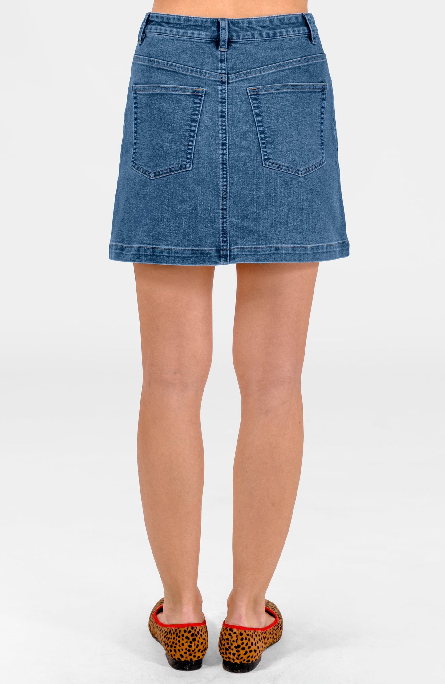 Mighty Cute Denim Skirt - Mini