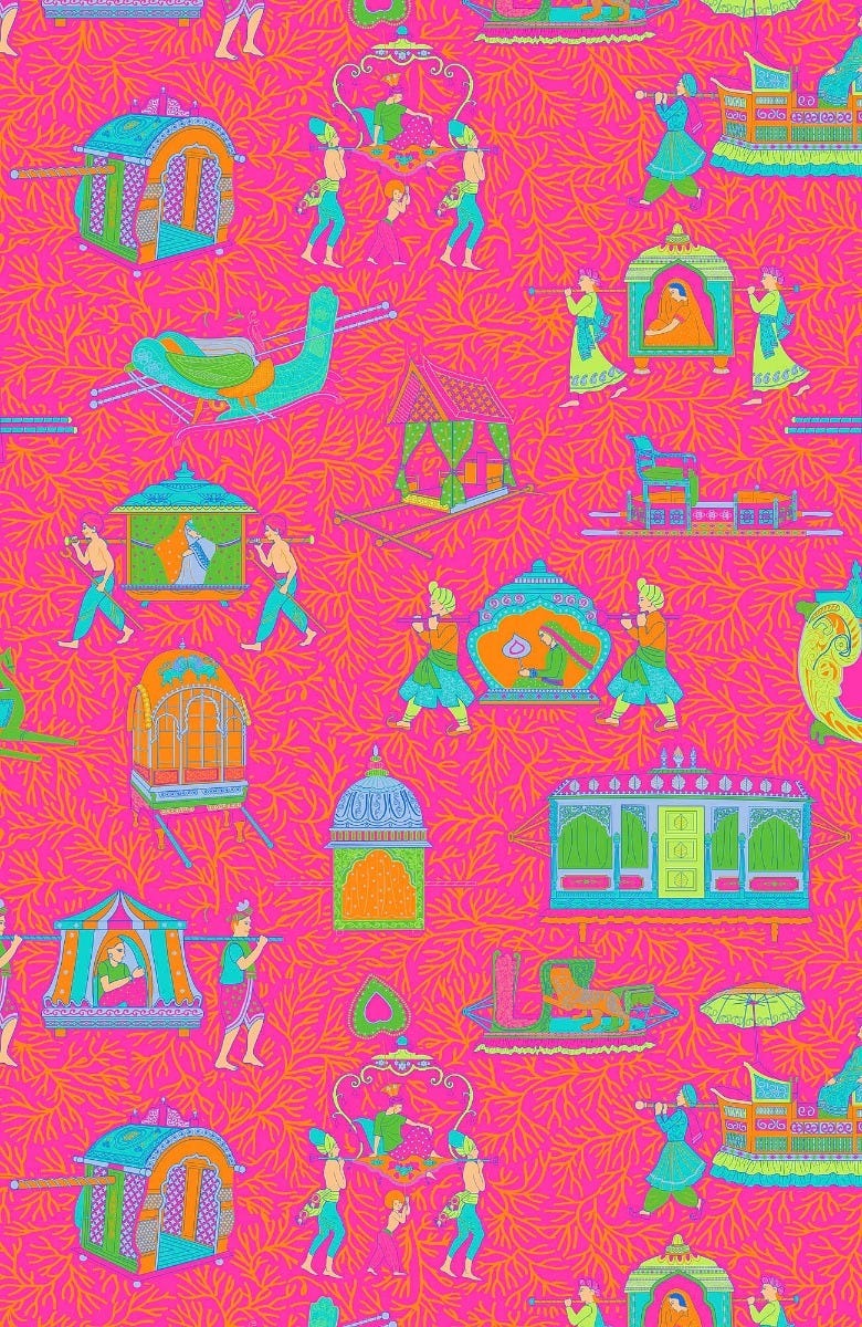 GripeLess Pull On Pant - Palanquin Party