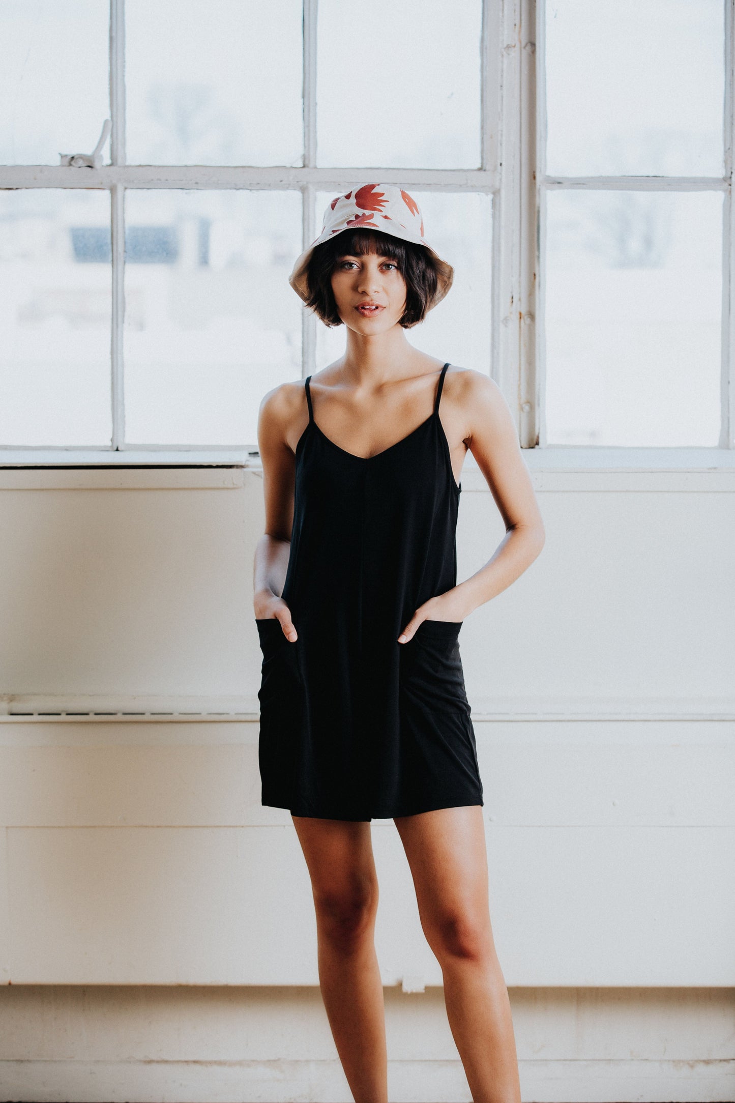 Sherry Romper in Black