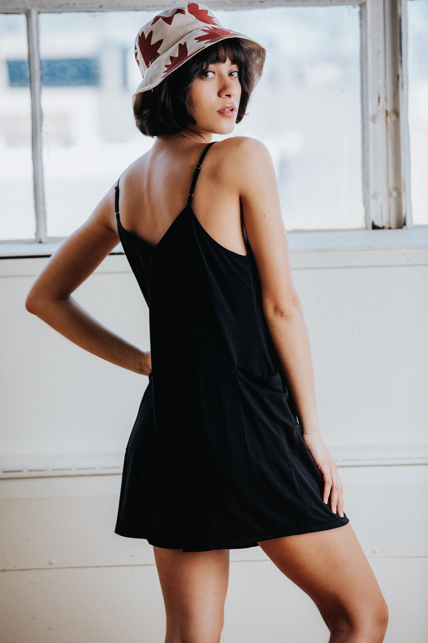 Sherry Romper in Black