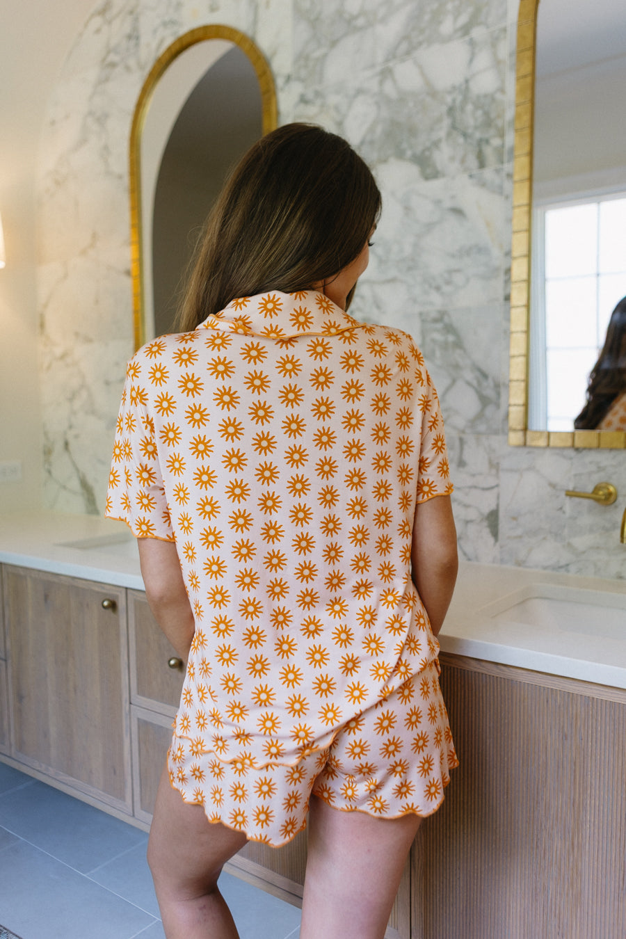 San Diego Pajama Set - Top & Shorts