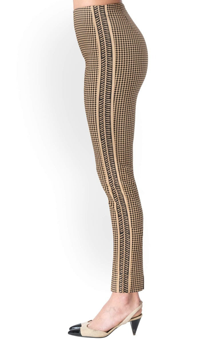 Gripeless Pull On Pants - Checkmate