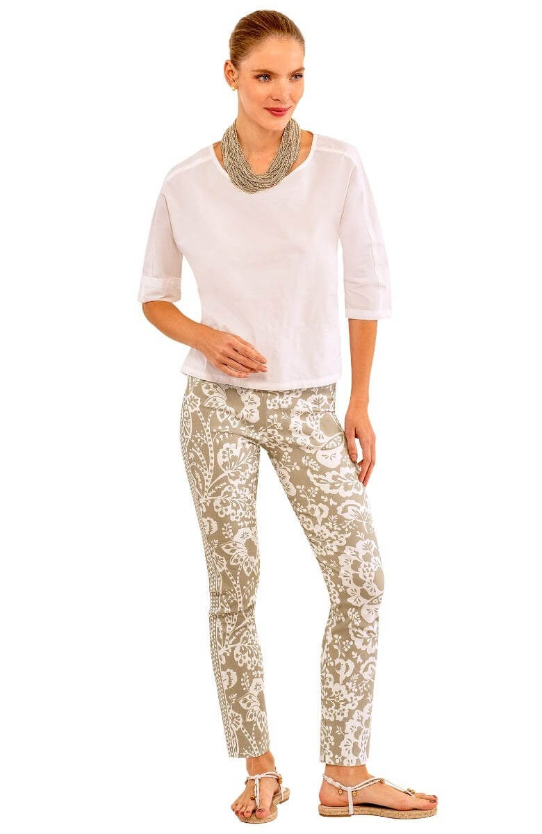 GripeLess Pull On Pant - Flora